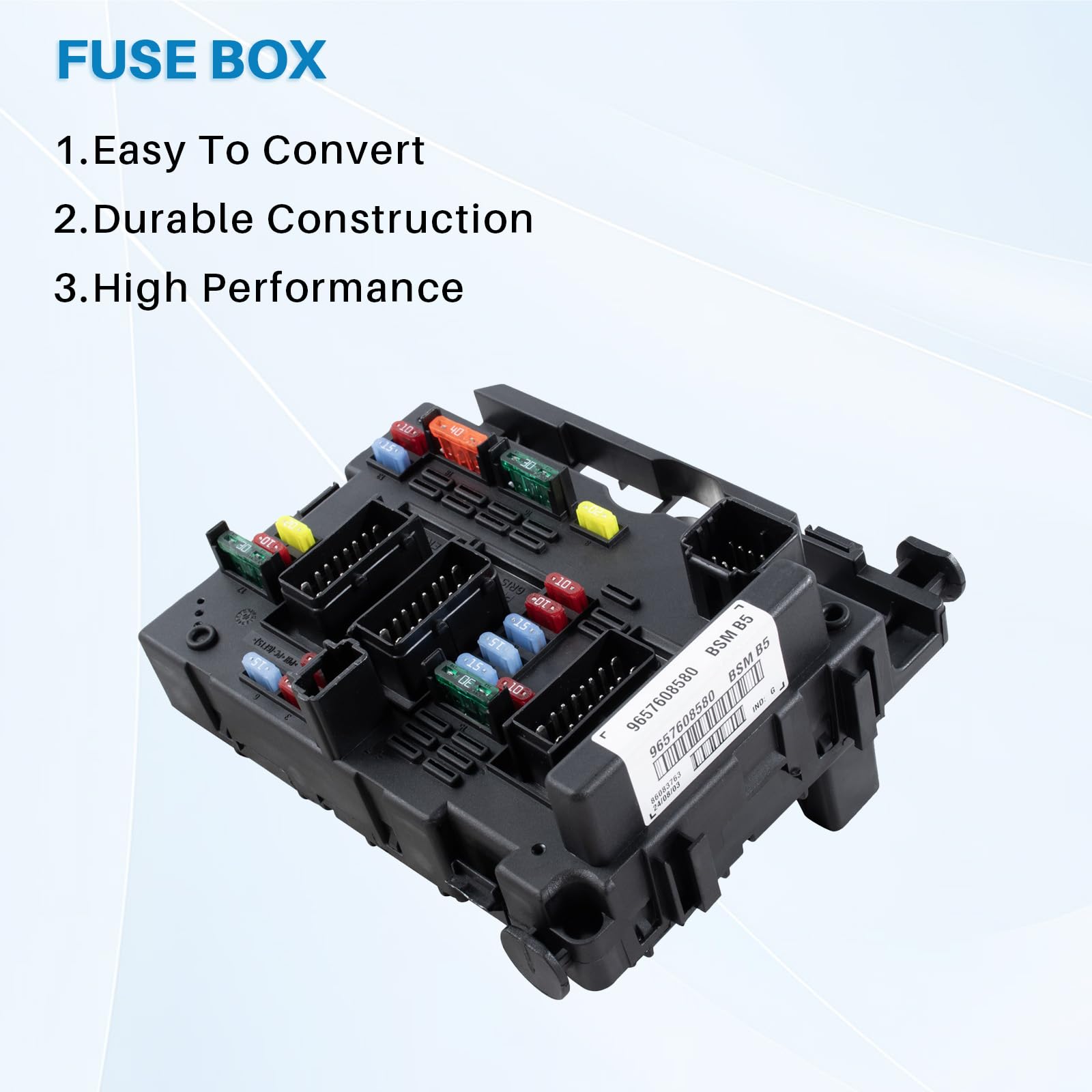 Scatola fusibili Dixhills per auto sostitutiva per Berlingo C3 C5 C8 Xsara 206 206+ 307 406 807 Partner I II codice 6500Y1 6500.Y1 9650663880 9646405280 9650664080 9650663980 9657608580
