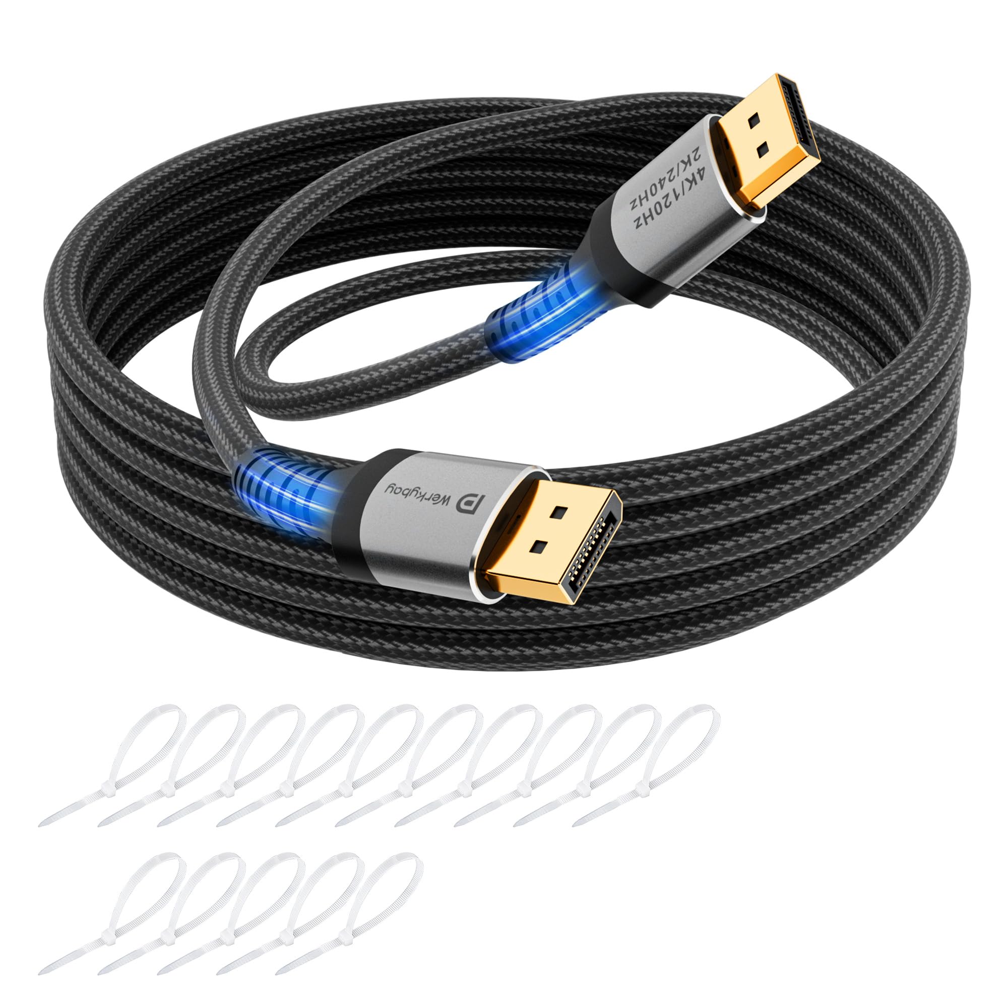 Werkybay USB B 3.0 Druckerkabel 1m, 5Gbps USB Typ A Stecker