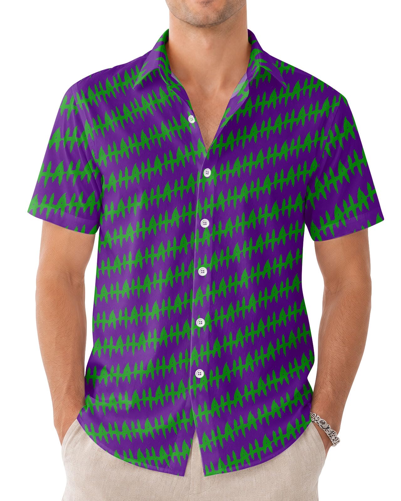 99TIMORO Movie Characters Halloween Shirt for Men Short Sleeve Top