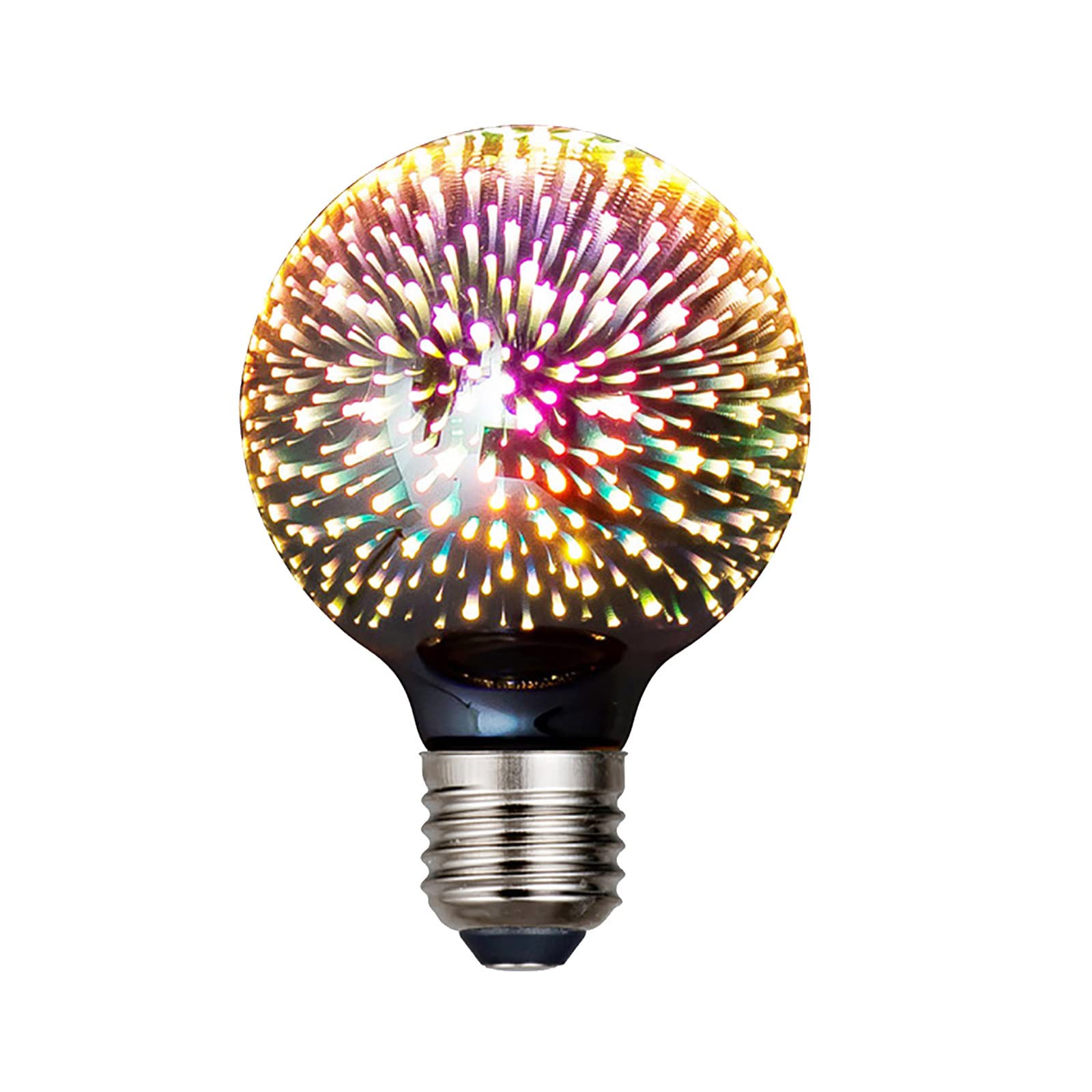 wuitopue 1PC 3D Fireworks LED Bulb Sale Clearance,3D Fireworks Decorative Lamp Scatter Lamp Christmas Day Exclusive Christmas Decorations Party Decor Xmas Decor Home Party Ornament Decor Xmas Gift
