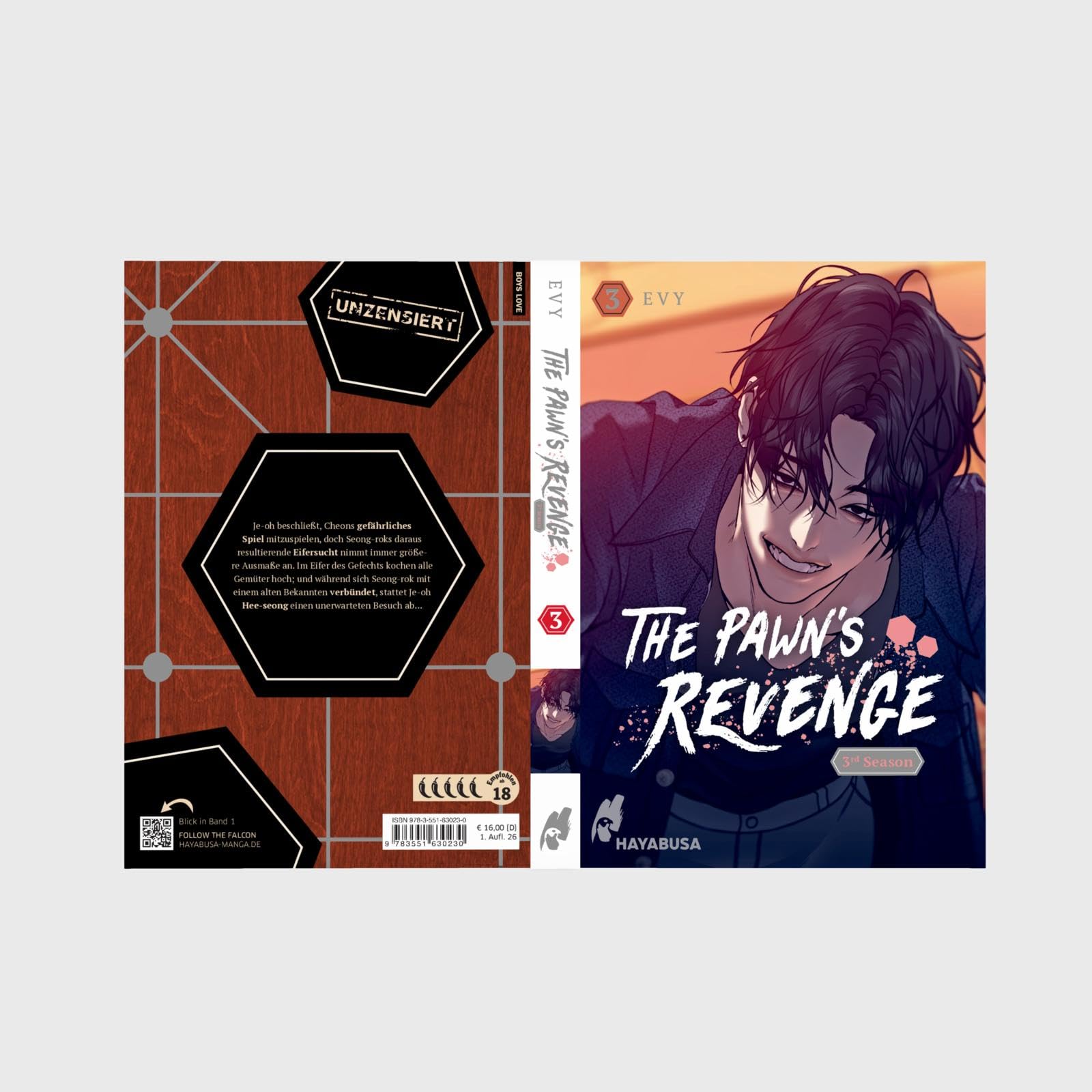 The Pawn's Revenge – 3rd Season 3: Dramatischer Boys Love Thriller ab 18 – Die dritte Season des neuen Webtoon-Hits aus Korea! Komplett in Farbe!