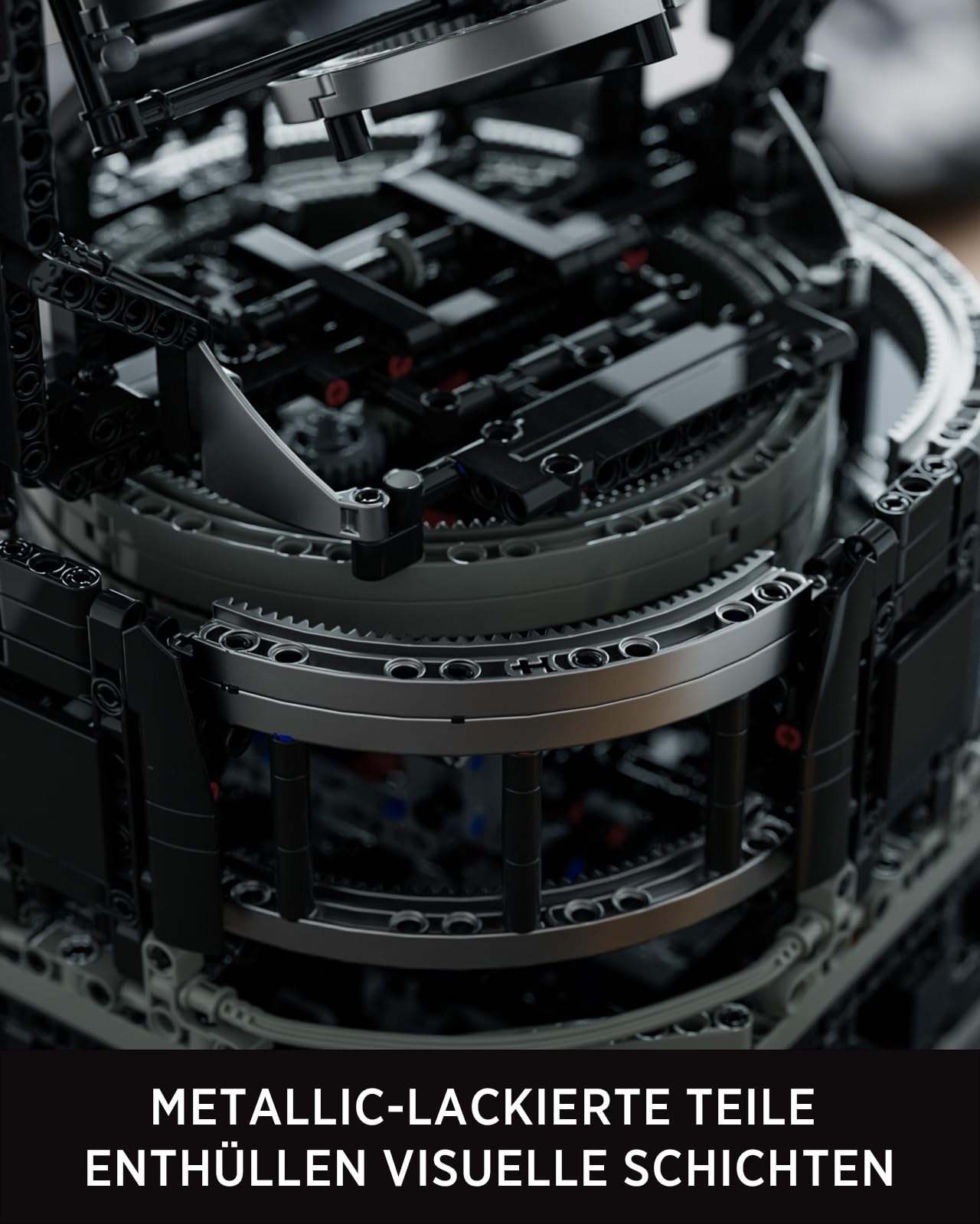 Nifeliz Tourbillon Modellbausatz, Klemmbausteine Technik, Sammler-Modell der Motorenserie, Physikalisches Wissenschafts-Display-Set für Erwachsene, Geschenk für Zuhause oder Büro, NF10355