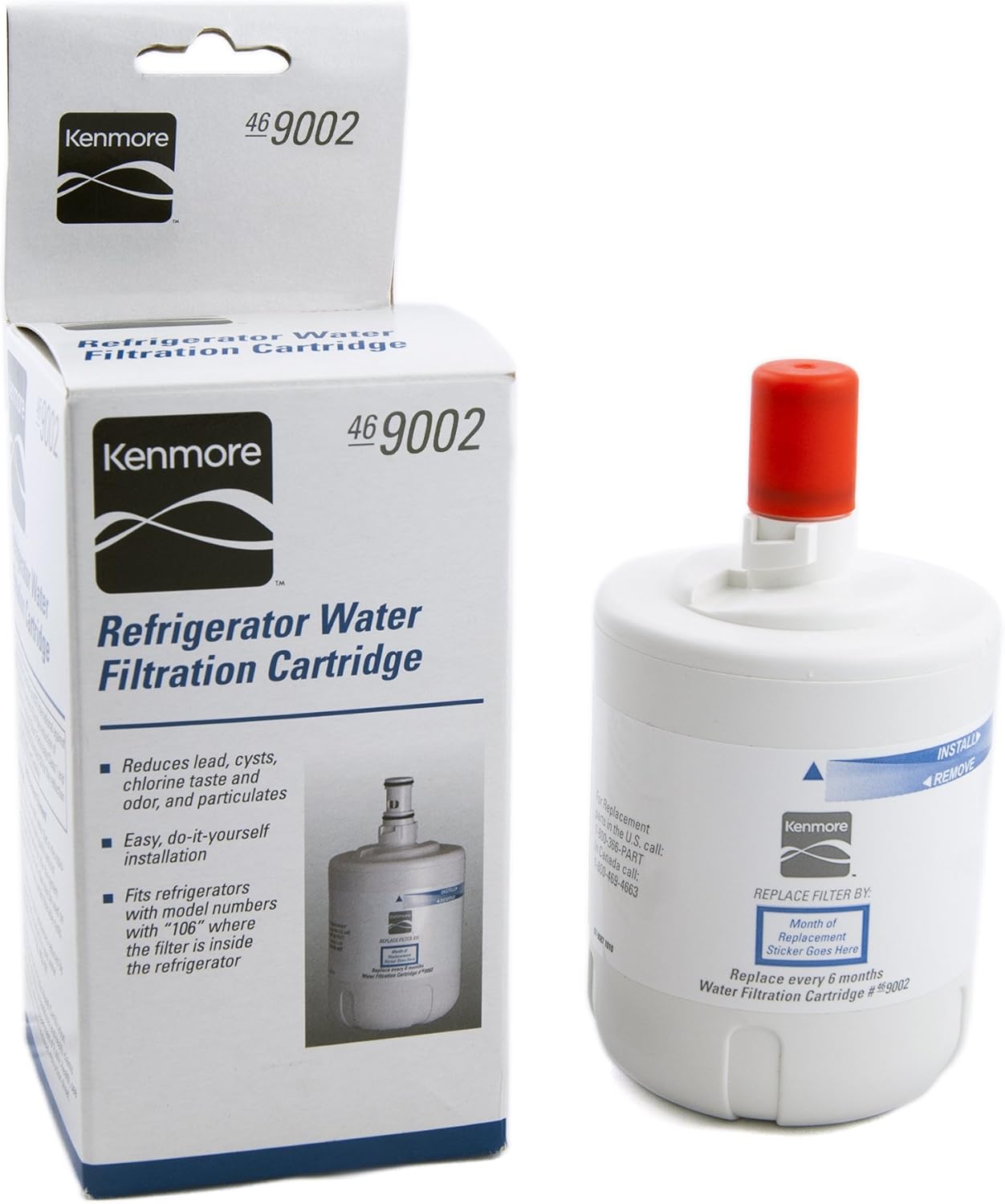 Kenmore 9002 Refrigerator Water Filter, White Amazon.ca Home