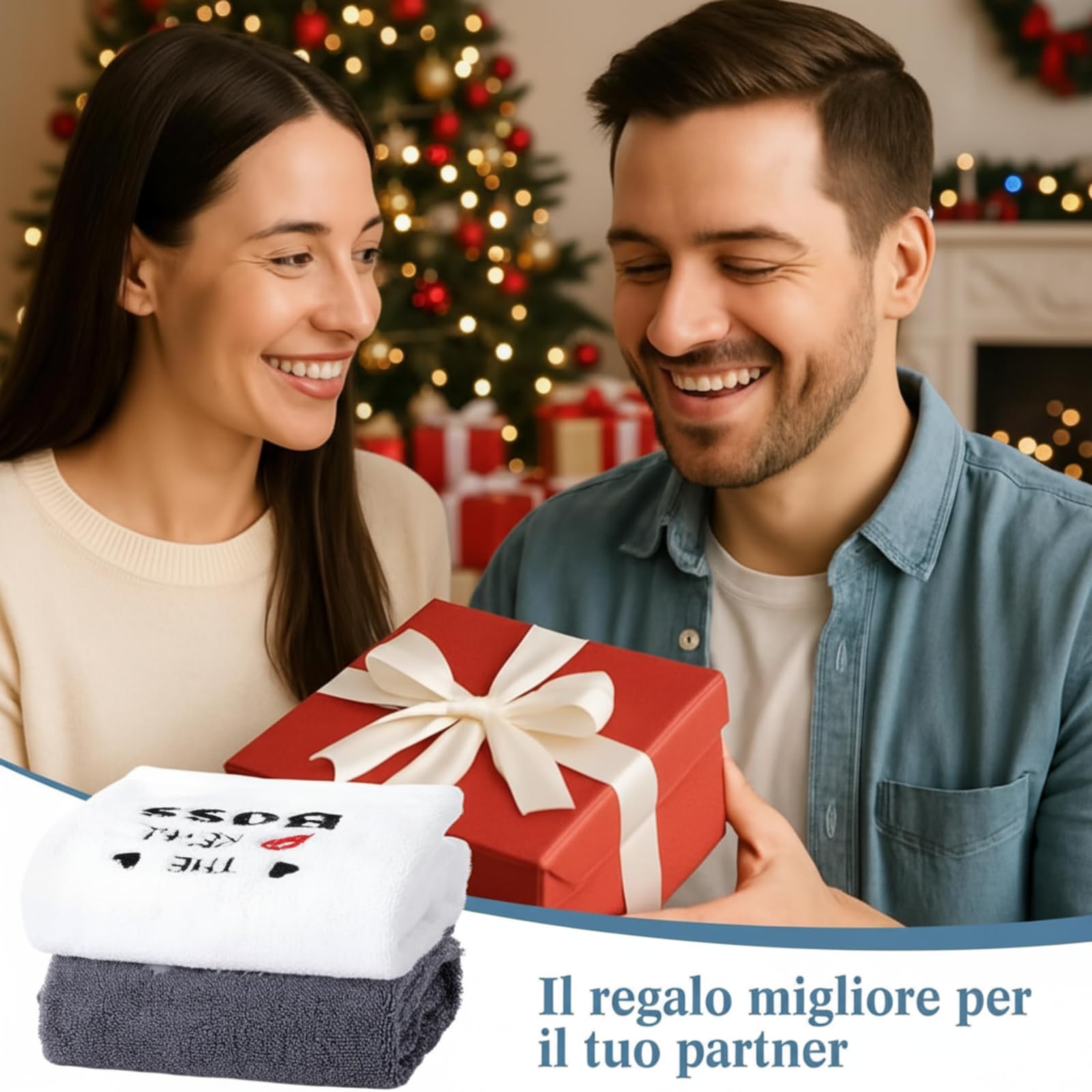 MIMI Asciugamani Da Cucina Personalizzati Con Definizione - Strofinacci Per Nonna, Regalo Per Festa Della Mamma E Compleanno, 40x60 Cm, Morbidi - 3