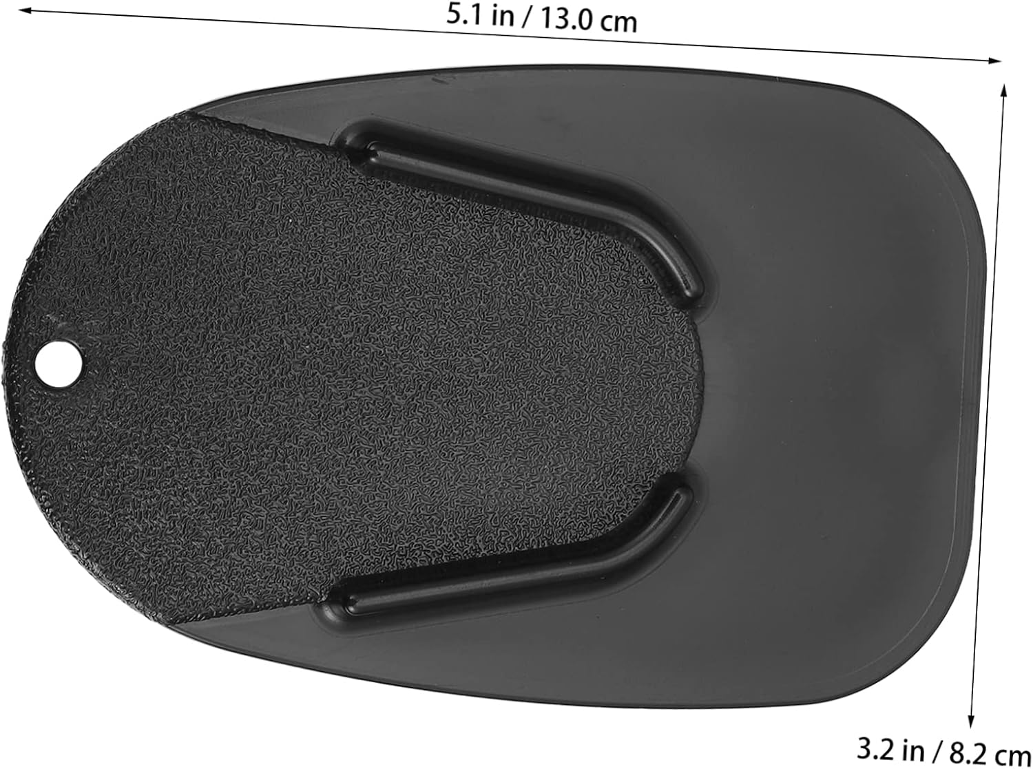 GLEAVI 4pcs Motorcycle Kickstand Pad - Side Support Plate for Garage and Outdoor Use Material Compact Foot Stand Extension for and Scooters