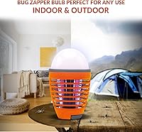 Vista 3 de Himalayan Glow Bombilla eléctrica 2 en 1 para exterminador de insectos, linterna de campamento al aire libre recargable con exterminador