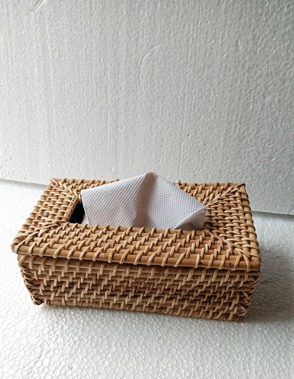 Ethica Handicrafts Cane Tissue Box Amazon.in Home & Kitchen
