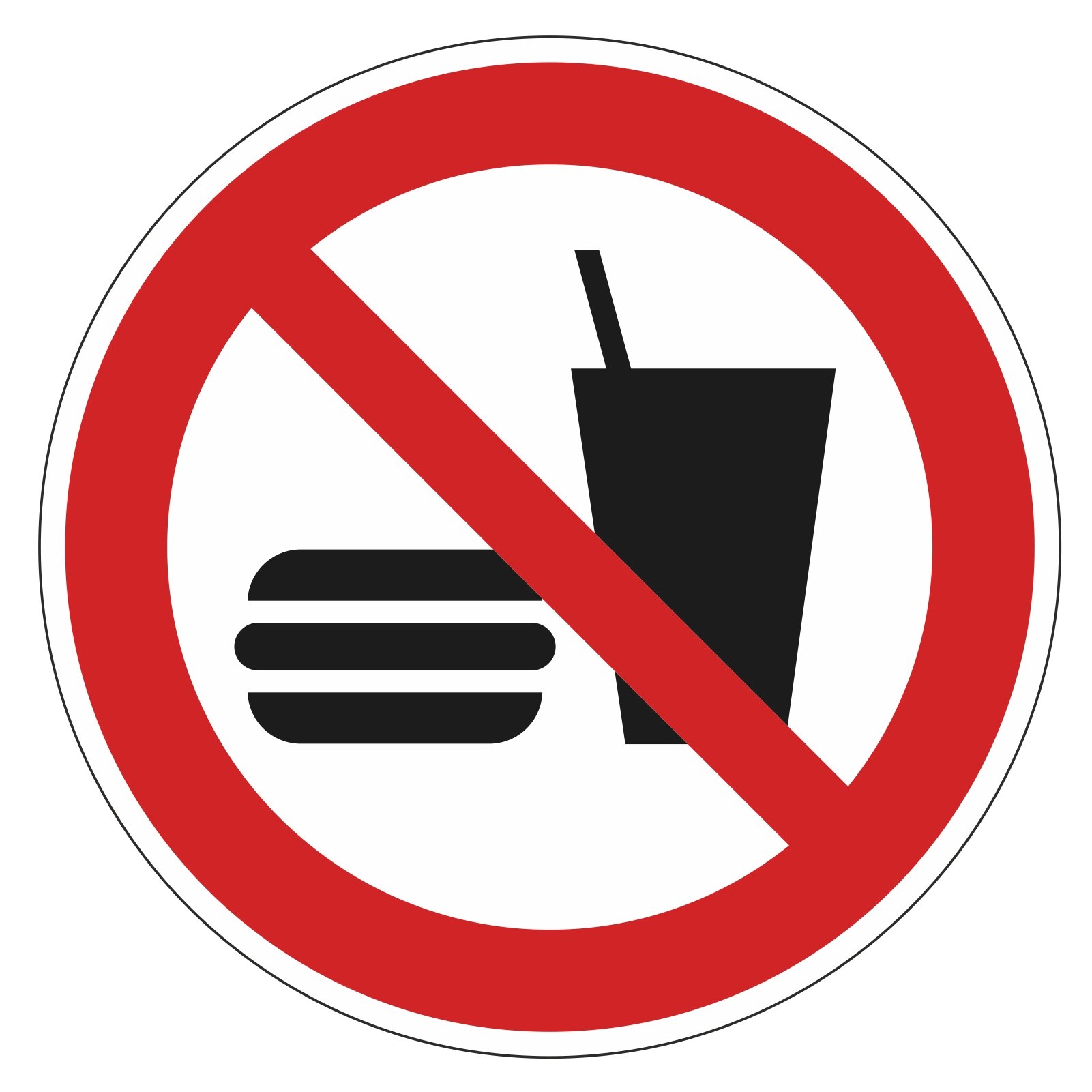 2 Adesivi Per Auto 'Vietato Fumare E Bere' - Segnaletica Bianca Lucida Per Finestrini - Prodotto UK