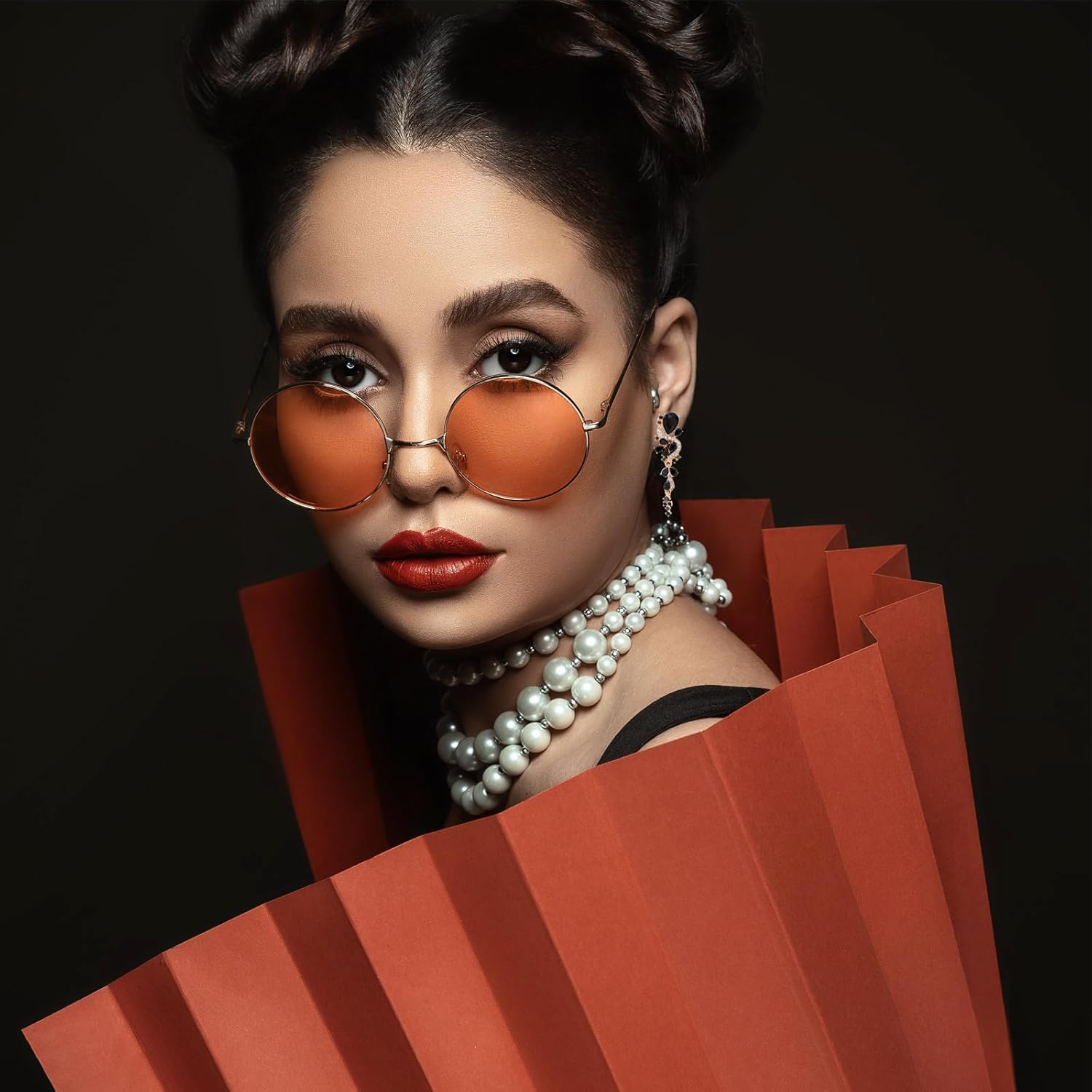 Rhinestone Crystal Earrings for Women Colorful Chandelier Wedding Bridal Dangle Drop Earrings Jewelry Gifts - Image 4