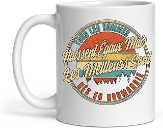 Tasse Tous Les Hommes Naissent Égaux Mais Les Meilleurs Soul Nés En Normandie