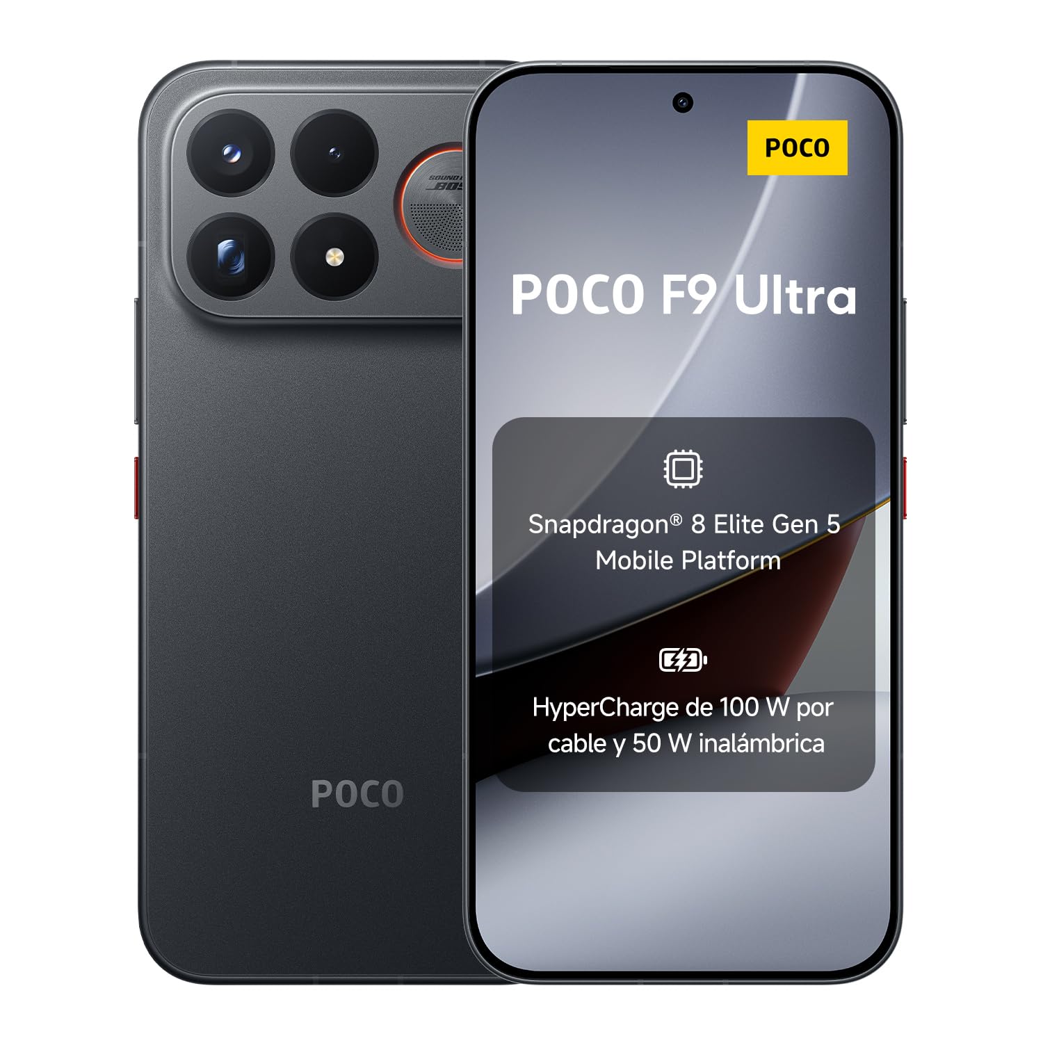 XIAOMI Poco F9 Ultra 5G, 16+1TB, Negro, 8050mAh, Carga 100 W