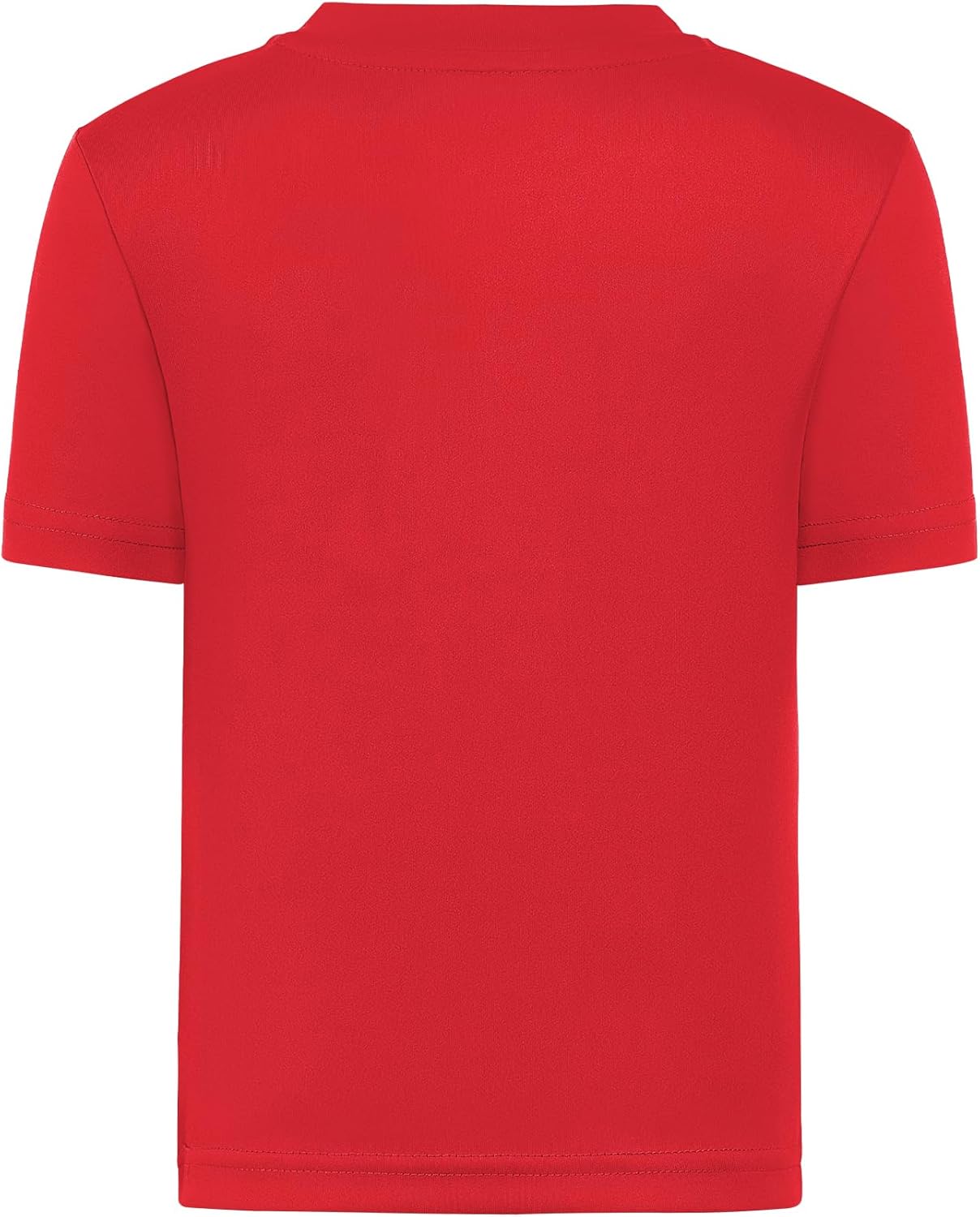 QBK 2T to Youth Neon T Shirt Kids Rash Guard UPF 50+ V-Neck Dry Fit Athletic Short Sleeve Shirts for Boys and Girls - Image 4