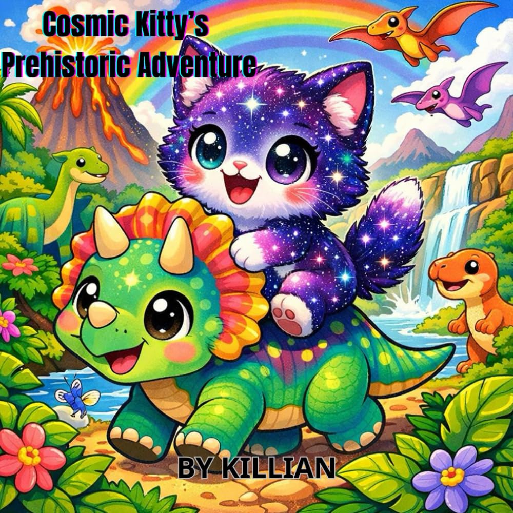 Cosmic Kitty’s Prehistoric Adventure: A Magical Journey Through the Age of Dinosaurs