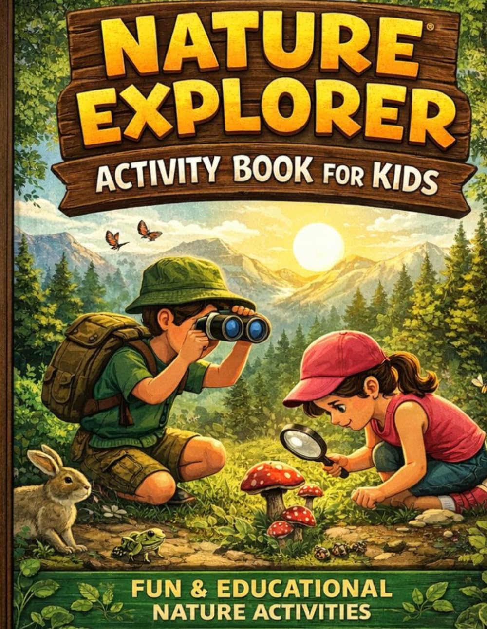 Nature Explorer Activity Book for Kids: Explore, Discover, Create, and Learn Through Fun Nature Activities