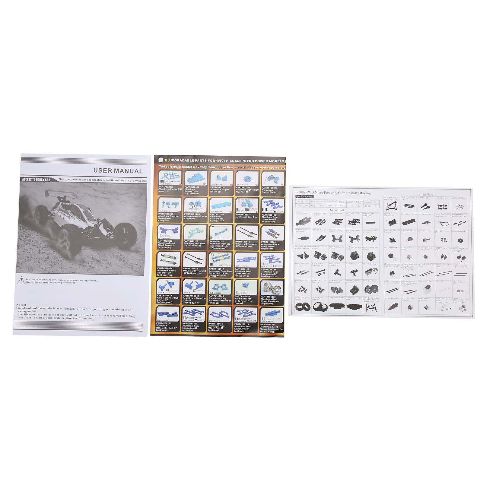 2.4G pilot samochód terenowy 18CXP napędzany olejem silnikowym 1/10 skala 4WD RC samochód do HSP 94177