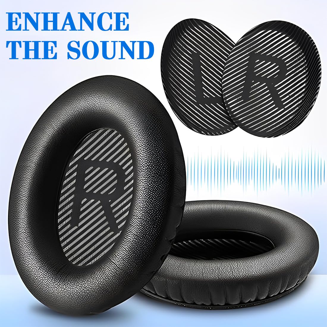 Cuffie di Ricambio per Cuffie Bose, Cuscinetti Auricolari di Ricambio per Bose QuietComfort QC SE/ QC15/QC25/QC35/QC35II/QC45/AE2/AE2i/AE2w/SoundTrure/SoundLink, Installazione