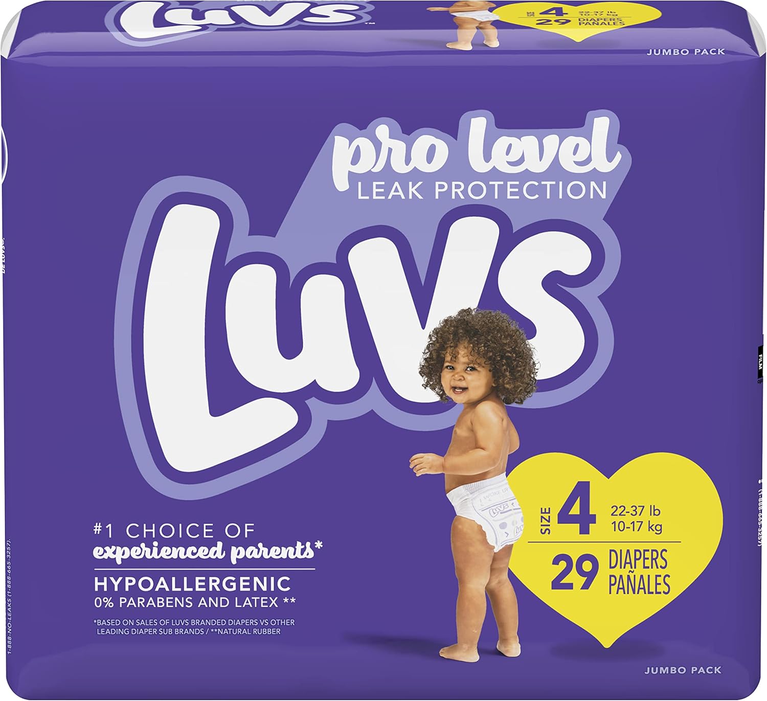 Luvs Triple Leakguards Diapers Size 4 29 Count Amazon.co.uk Baby