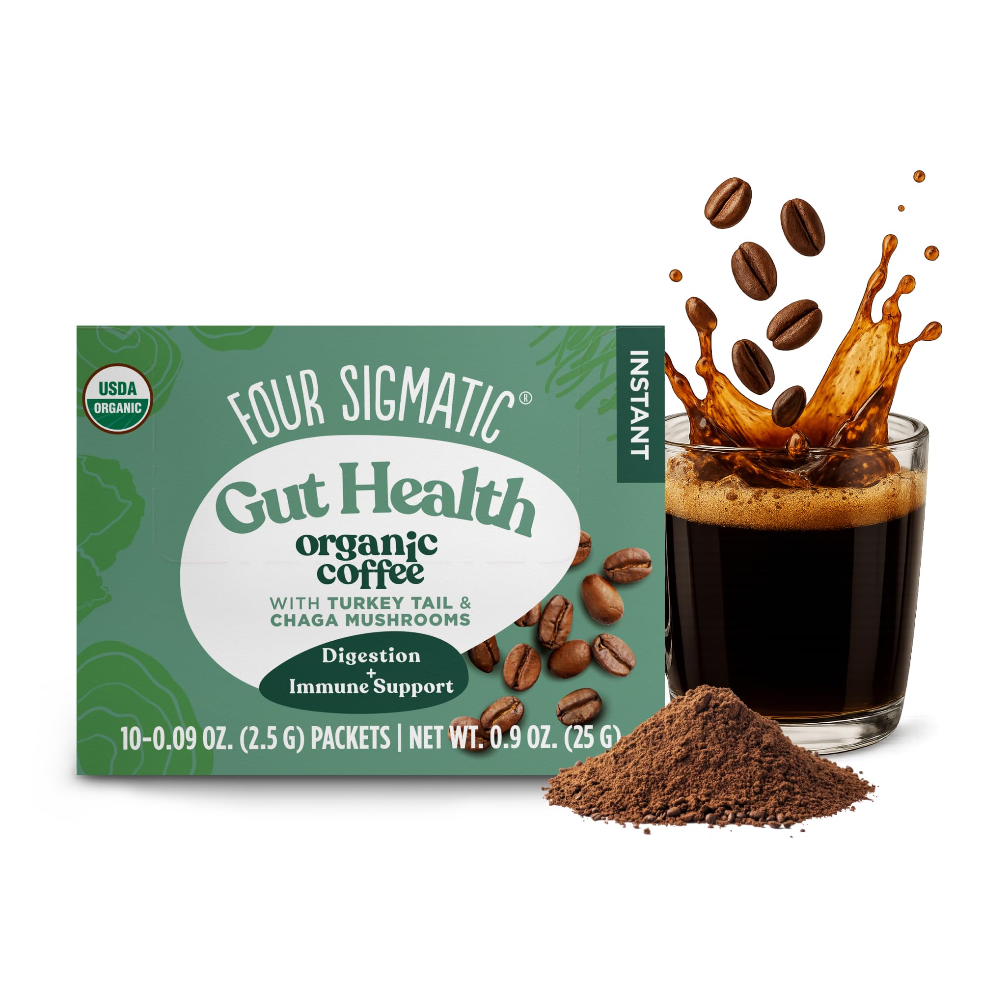 Four Sigmatic Organic Instant Coffee Powder | Arabica Instant