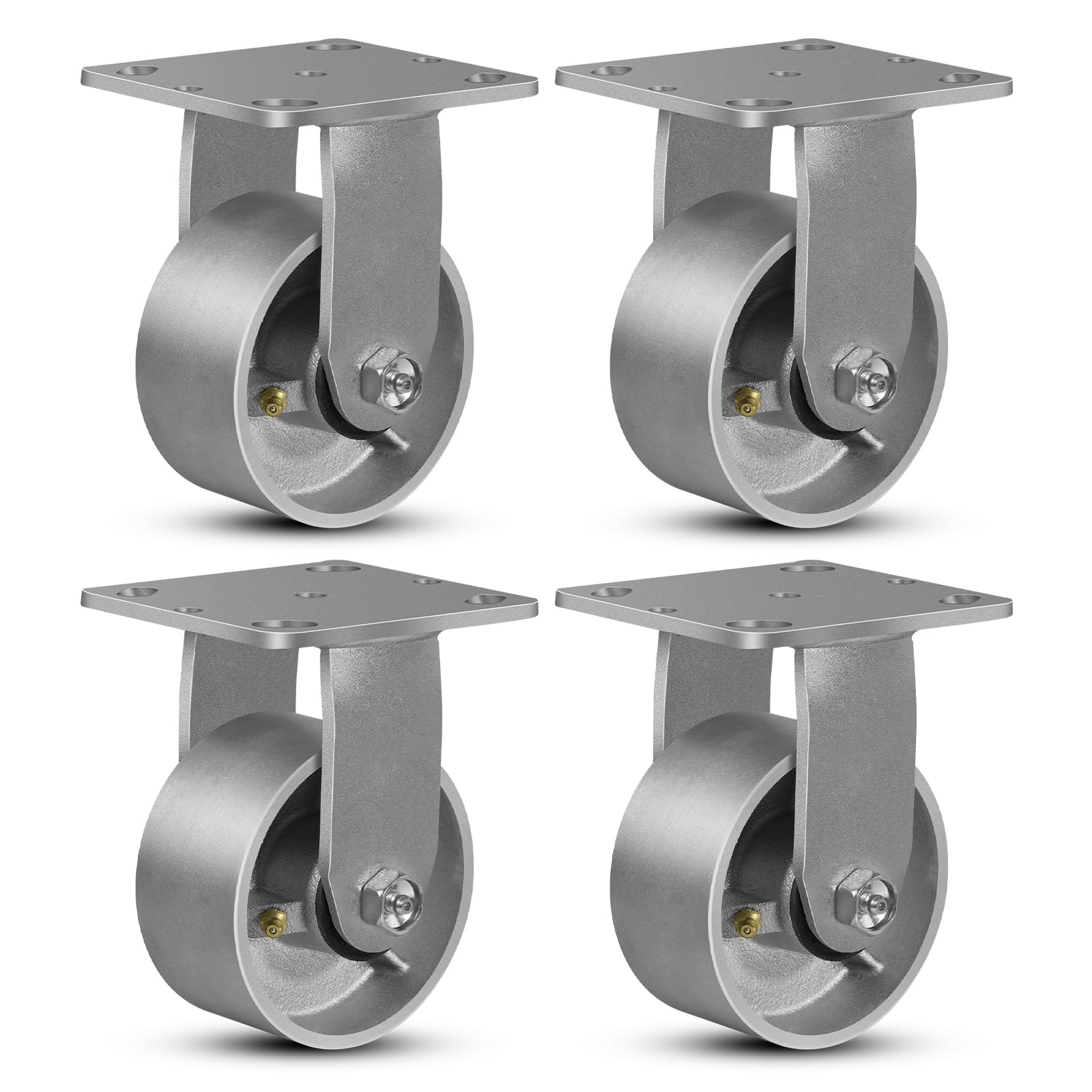 Heavy Duty Industrial Casters - Set of 4 -19 Heavy Duty Industrial Casters - Set of 4 -19