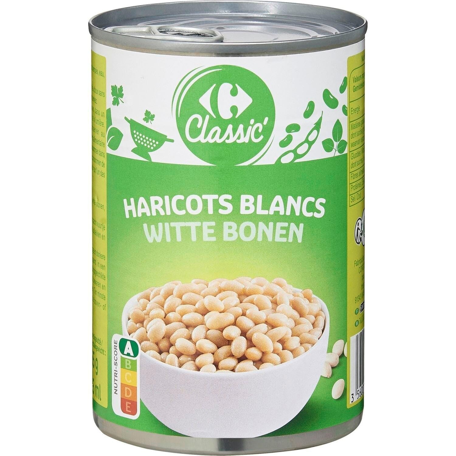 Haricots blancs Carrefour Classic 4x265g en boîte - 5