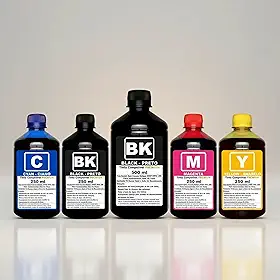 AUTHENTIC INK Kit de Tinta Premium 1,5 Litro Para Impressoras EPSON EcoTank L3110 L3150 L3250 L3210 L5190 L1250