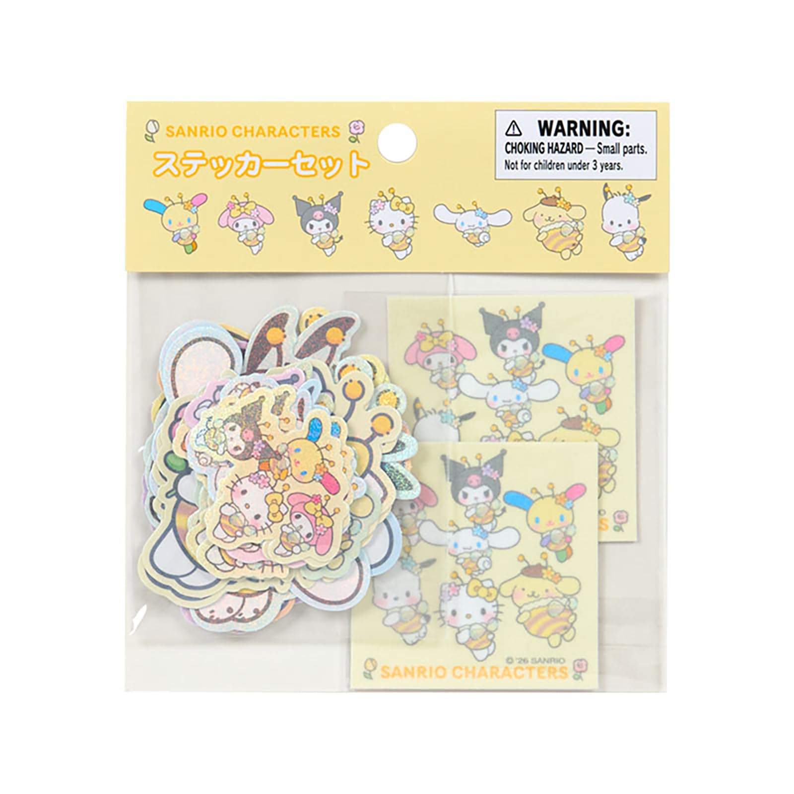 Amazon.co.jp: サンリオ(SANRIO) ステッカーセット（お花大好きハチ