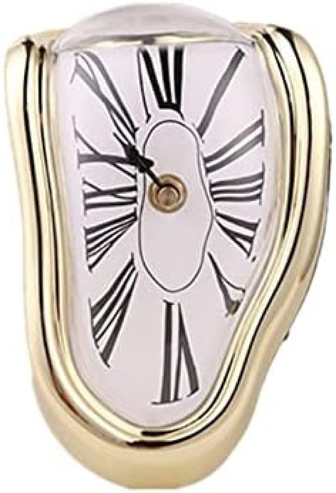 Horloge murale sans tic-tac au design créatif fondant moderne
