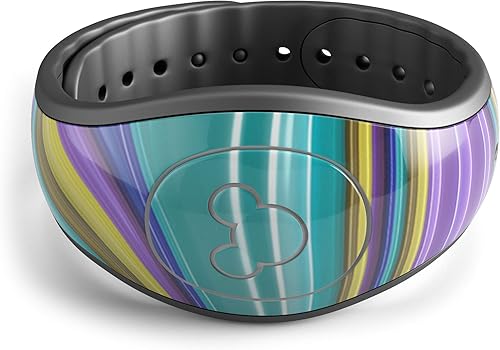 Miniatura 2 de Design Skinz Calcomanía de ágata de mármol y animal, resistente a los arañazos, compatible con Disney MagicBand+ (banda mágica no incluida)