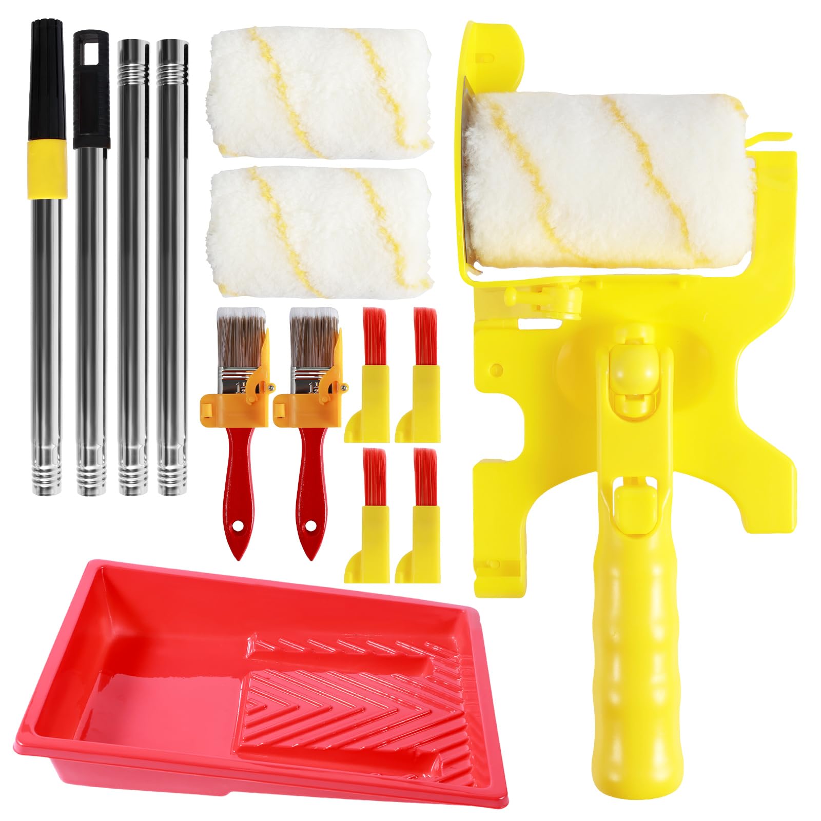 Rullo Per Pittura Allungabile, 10 Pezzi Rulli Per Pittura Set - Foto 3