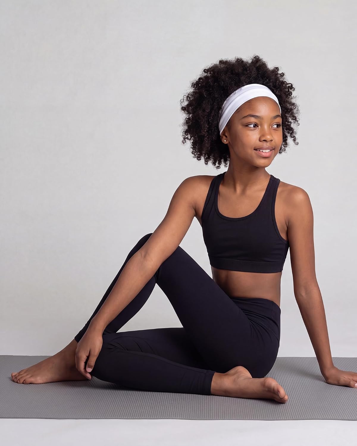 Stelle Girls Sports Bra Training Bra for Girls Racerback Bra Athletic Yoga Crop Top for Teens Kids