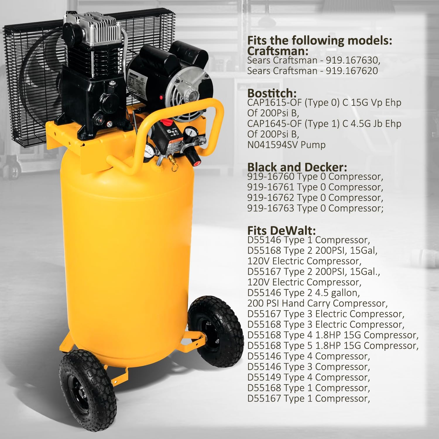 Replacements Fan for Dewalt Air Compressor Replaces for A11031 Fits for D55146 D55168 D55167 D55149 D551681.8 919-16760 919-16761 919-16762 919-16763