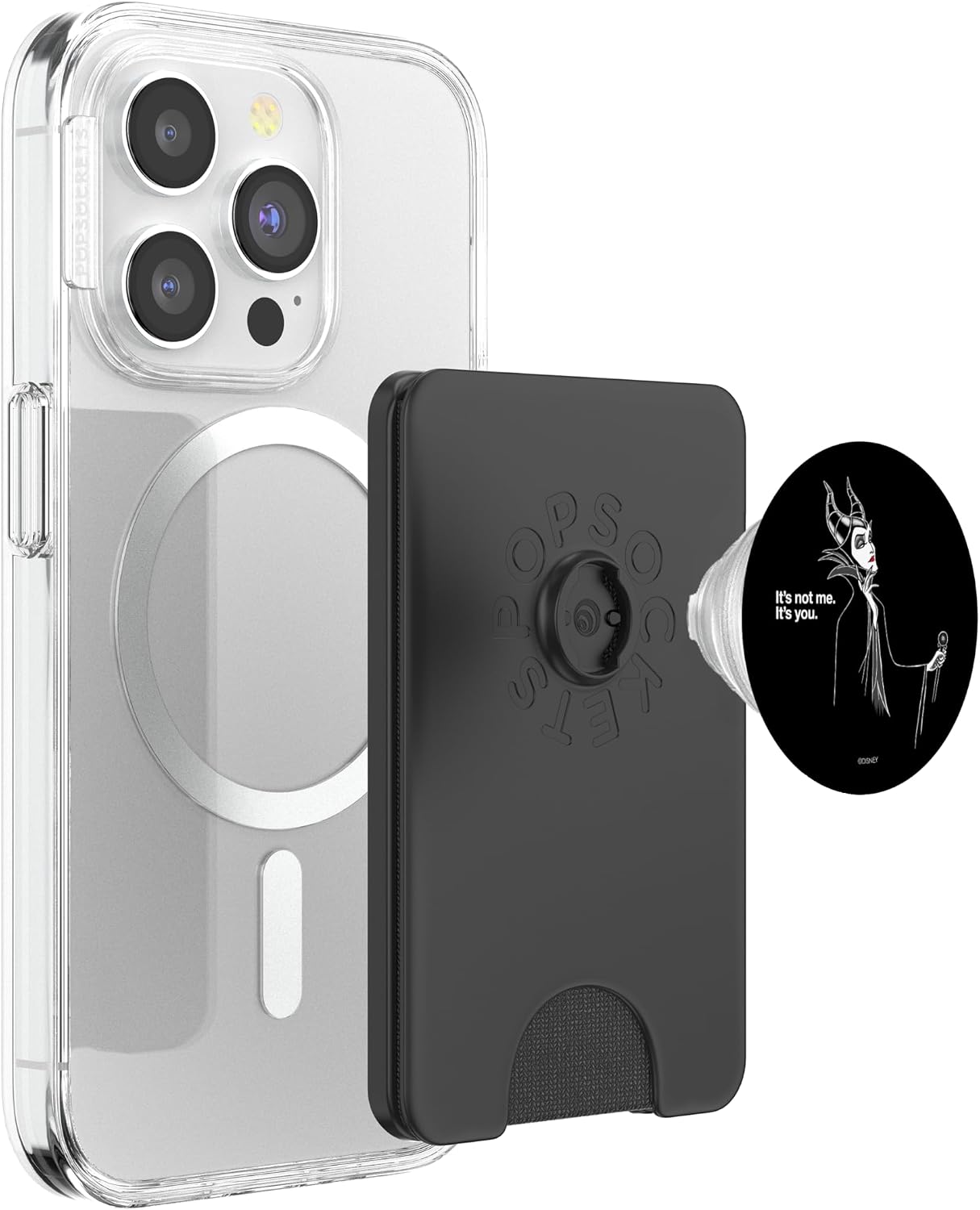 Disney Villains Maleficent It's Not Me It's You PopSockets PopWallet for MagSafe