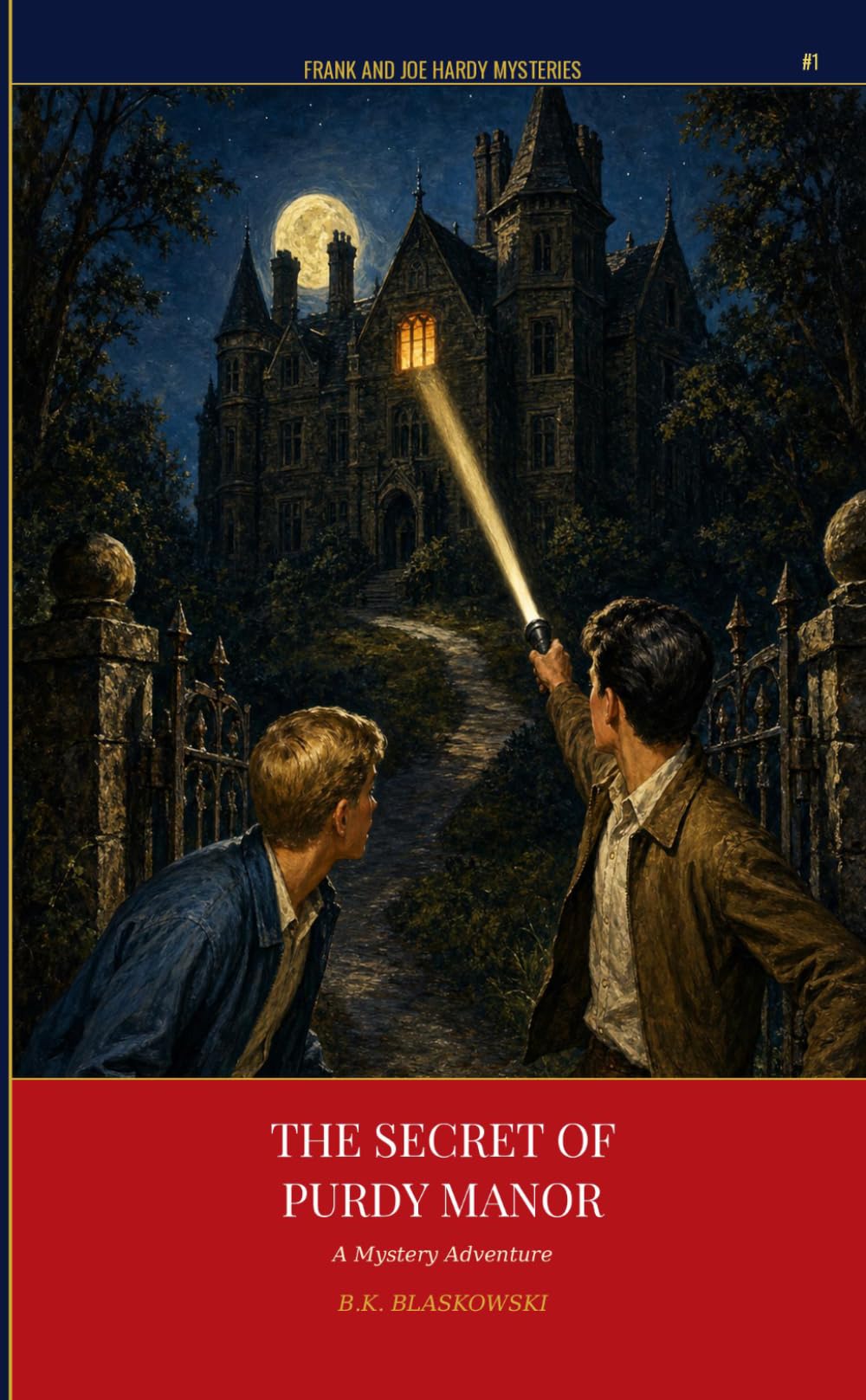 The Secret of Purdy Manor: A Mystery Adventure - Frank and Joe Hardy Mysteries