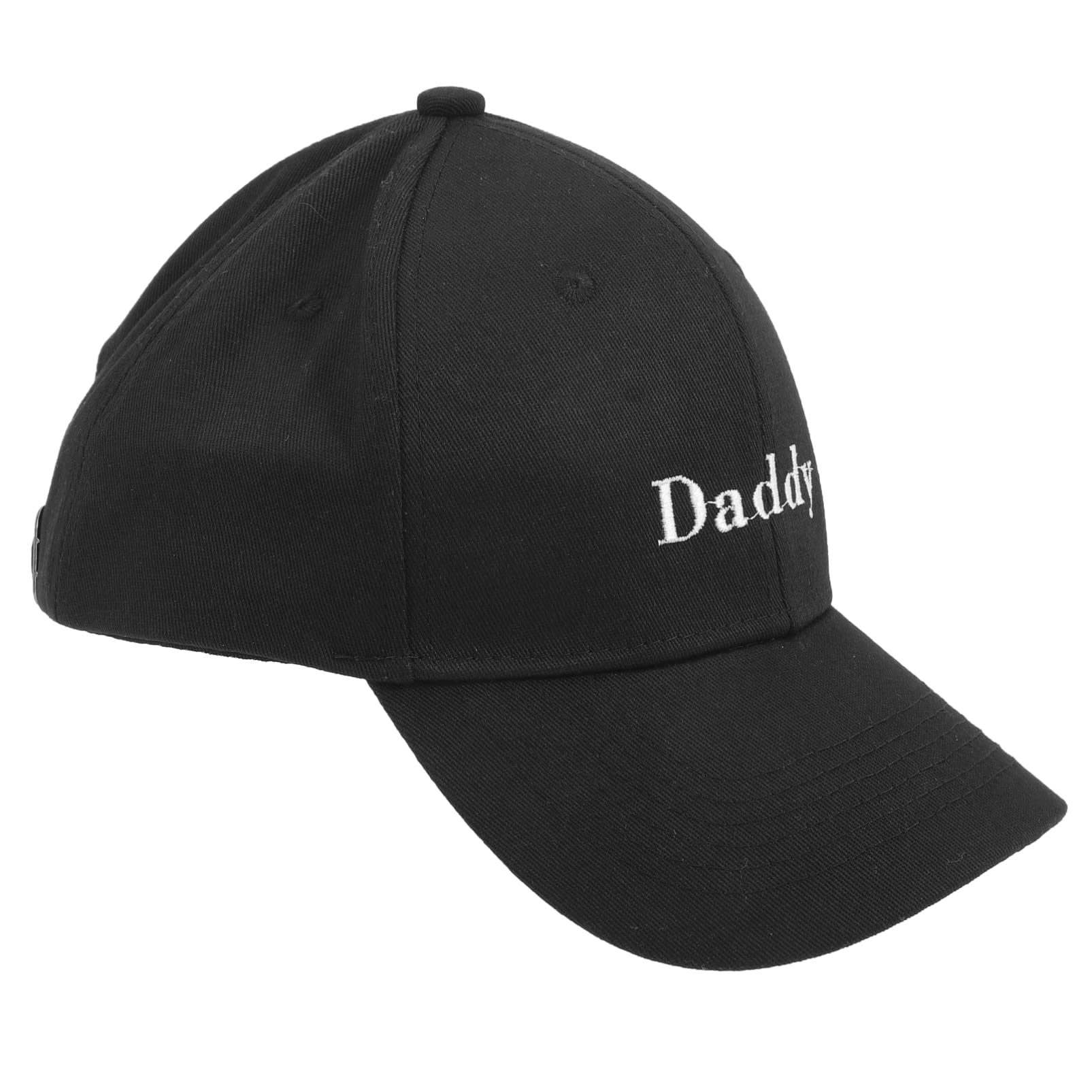 Papa Baseballmütze Sommer Strandmütze Baseballmützen Für Herren Sonnenhut Laufende Mütze Kappen Schwarze Kappe Roter Hut Pferdeschwanz-Hut Freizeithut Babymütze Black Stoff