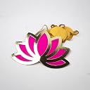 The Banner Company | Set of 5 Lotus Paper Garlands Toran (2m) | Festive Decoration for Diwali | Pooja | Ugadi | Ganesh Chaturthi | Sankranti | Traditional Floral Banner for Home & Temple Decor gallery image