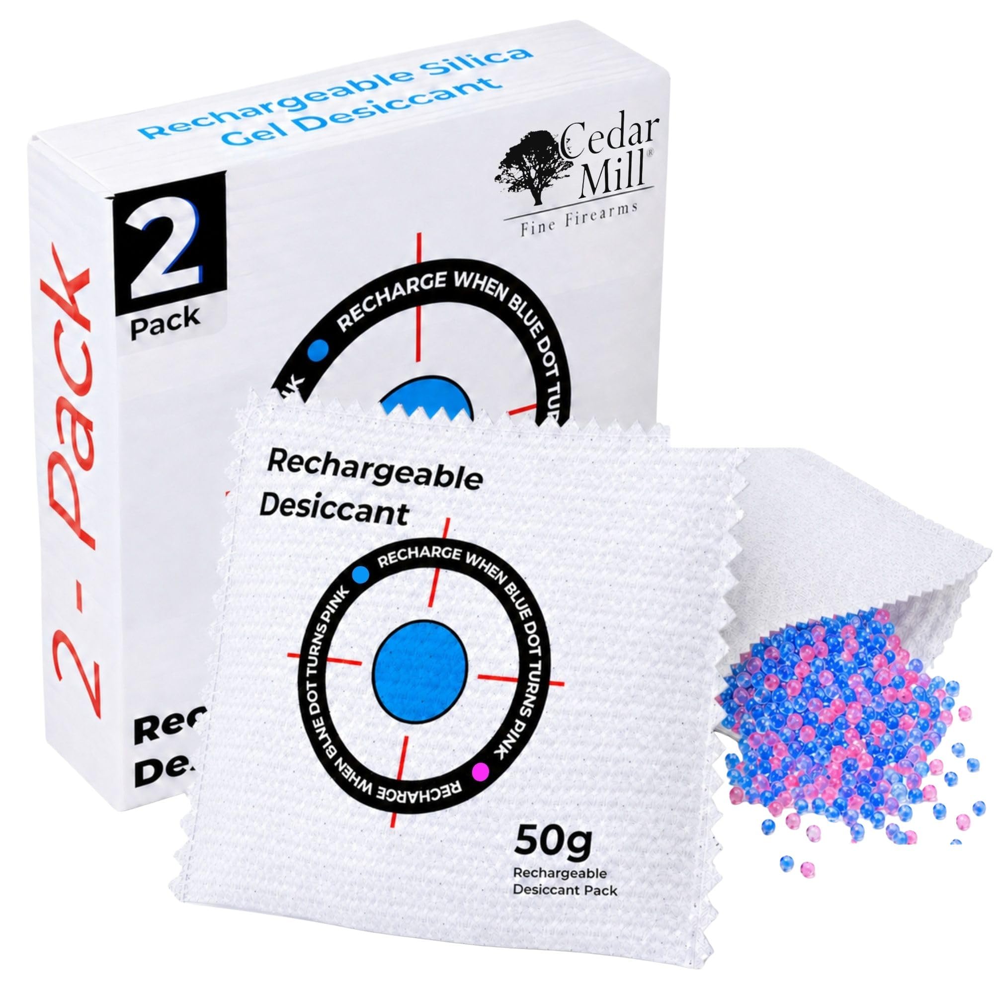 Amazon.com: Cedar Mill Rechargeable Desiccant Packs for Storage
