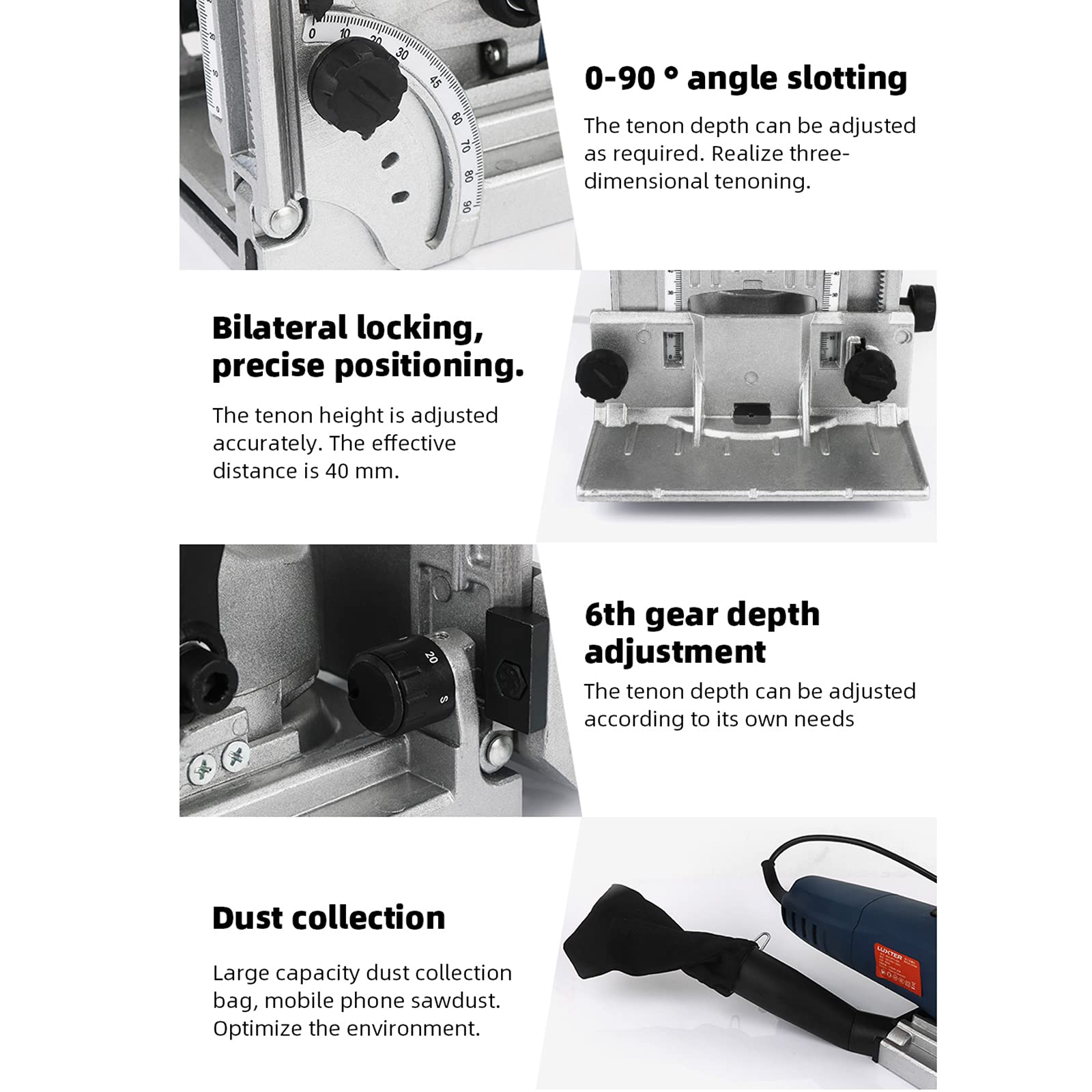 220V 900Piatto Joiner, Legno Biscuit Joiner Strumento Elettrico Macchina per la Lavorazione del Legno Tenonatrice Strumenti di carpenteria Puzzle Machine per Docking Board