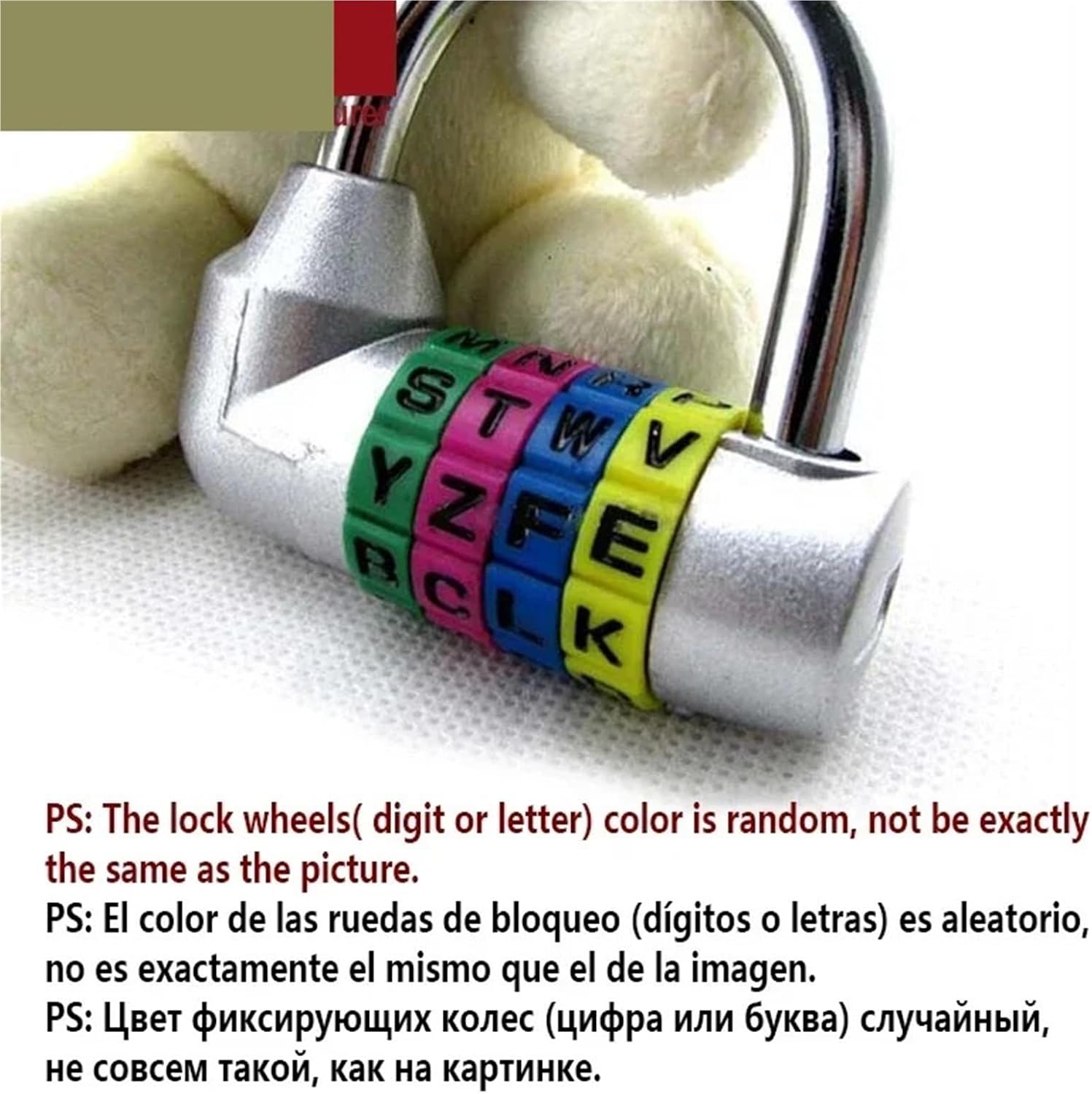 Combination Padlock Code Password Lock for Door Cabinet Drawer Bike Motorcycle Student Locker MMS63 1Pcs(Silver)