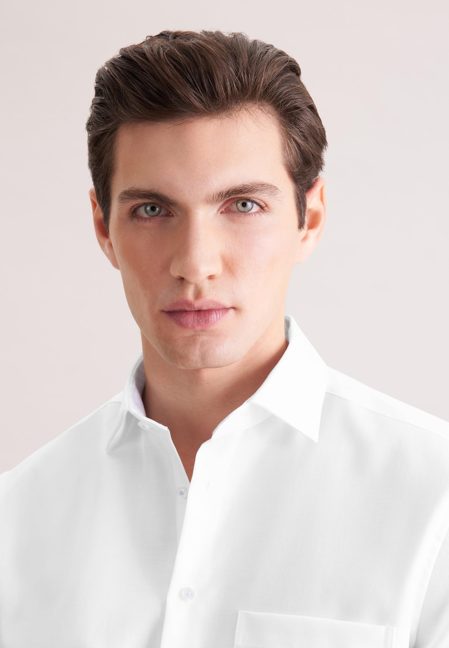Seidensticker Regular Fit Langarm Business Hemd Camicia da Lavoro Uomo (Pacco da 1)