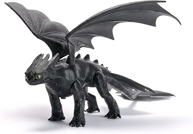 Figurine Dragon Krokmou Sonore 25 cm - Jouet Enfant 4 Ans+ How To Train Your Dragon