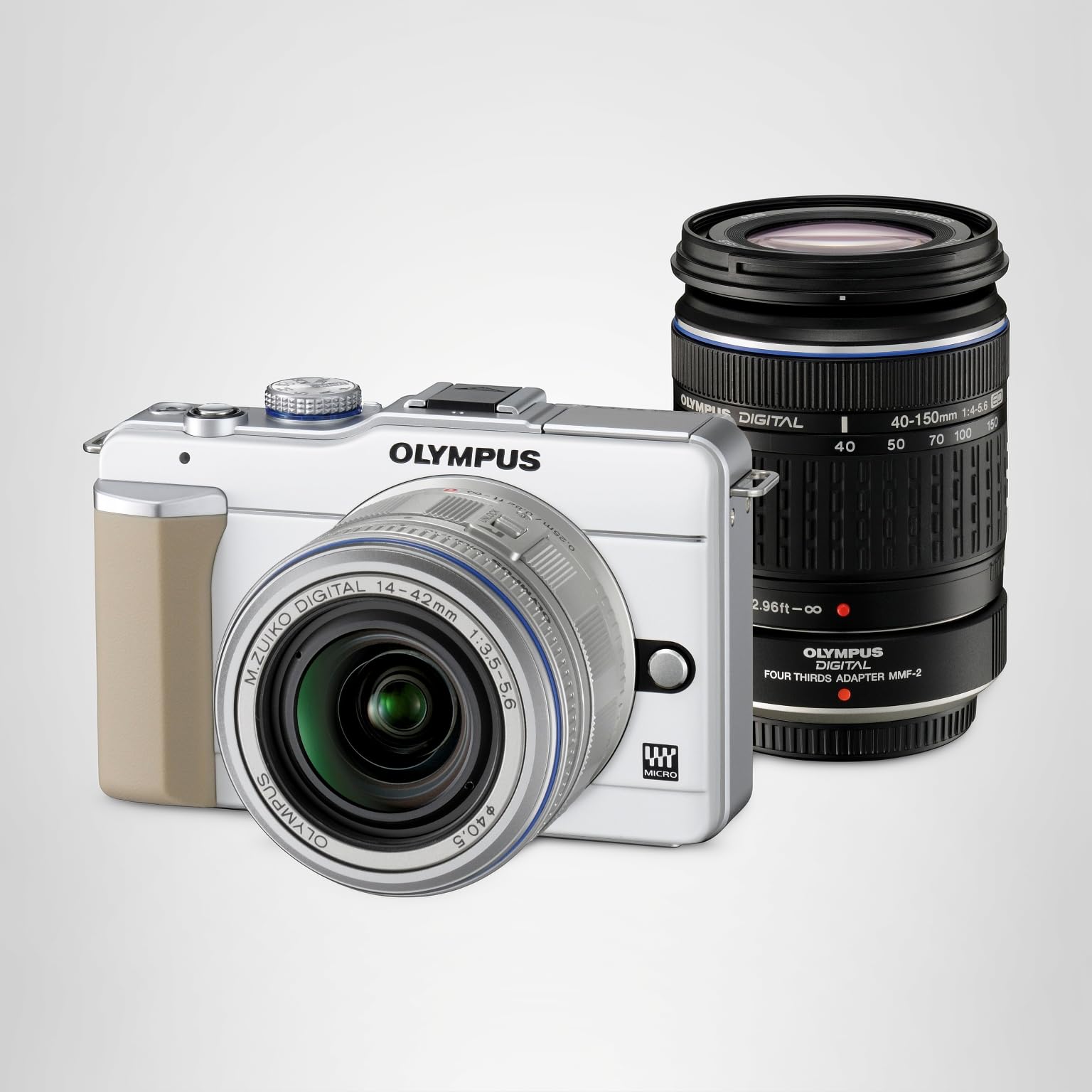Amazon | OLYMPUS マイクロ一眼 PEN E-PL1ダブルズームキット ホワイト