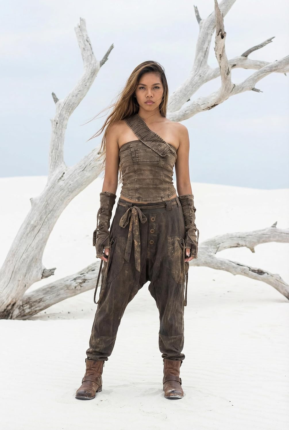 Thaluta Women's Harem Loose Yoga Travel Lounge Pants with Pockets Casual Boho - Image 6