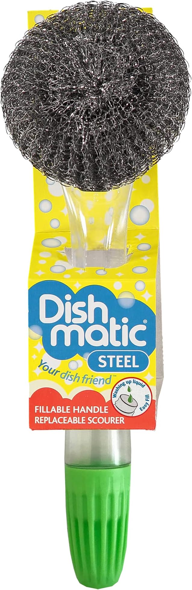 2 x Dishmatic Steel Scourers for cleaning BBQ's, Grills, Hot Plates, Steel Pots & Pans