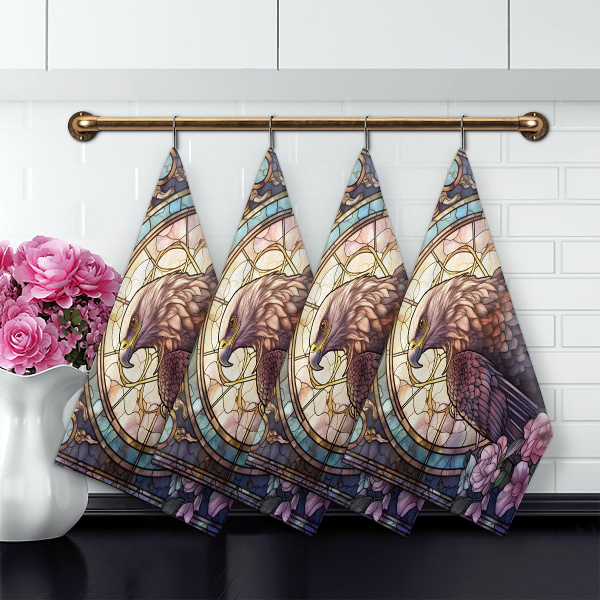 Strofinacci Da Cucina Floreali, Set Da 2: Un Tocco Vintage E Rustico Per La Tua Casa! - 3