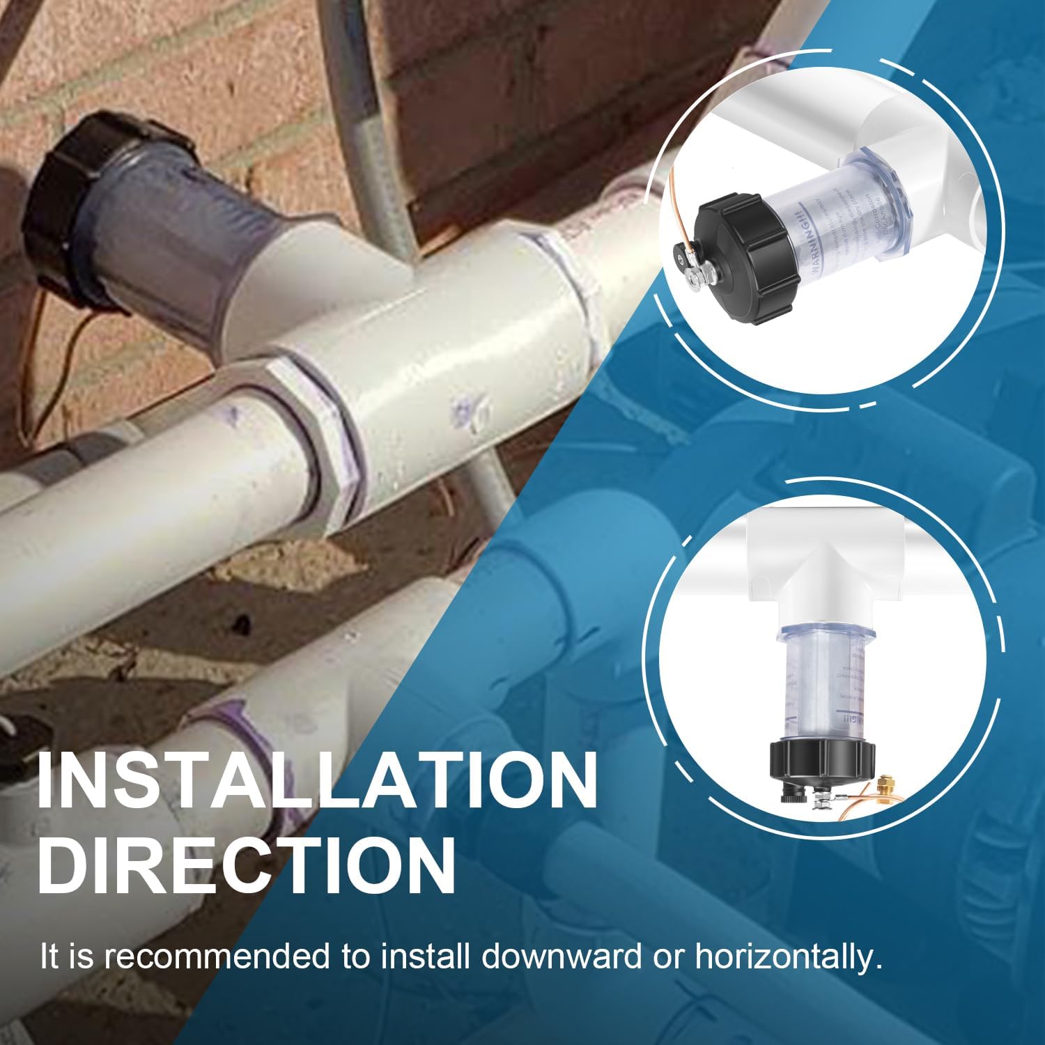 Replacement 2" Inline Zinc Anode 104-D with Coopper Wire for Saltwater Pool, 104D Pool Zinc Anode, Sacrificial Anode to Protect Metal Parts