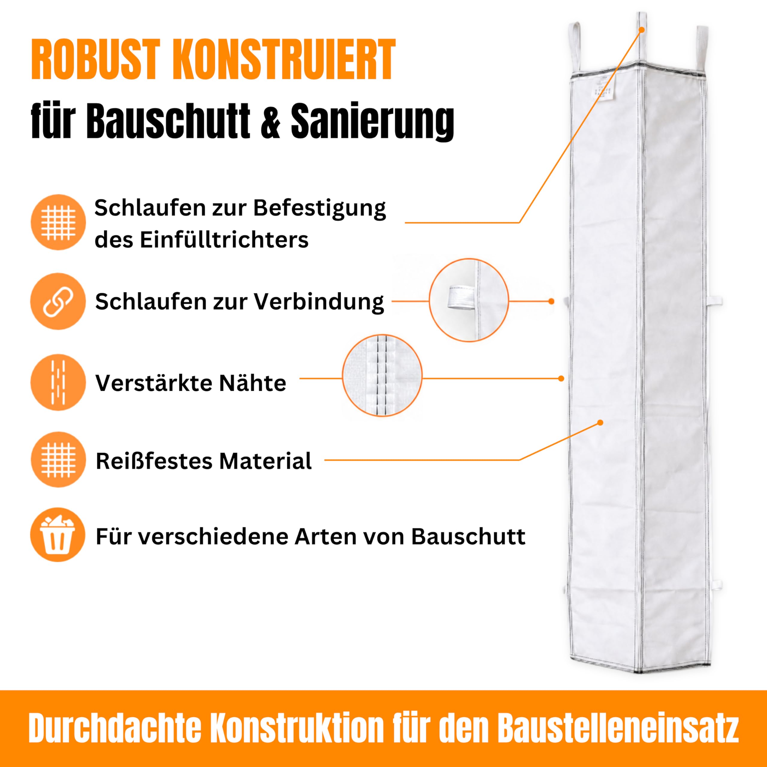 Schuttschlauch Einweg - Tubo de disparo (6 m)