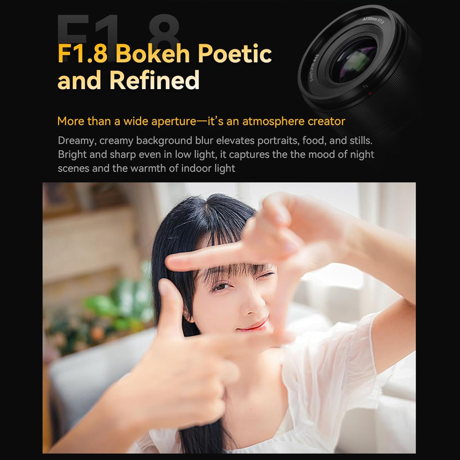 7artisans AF 35mm F1.8 Auto Focus Camera Lens,Full Frame,Lightweight Wide Angle for Portraiture/Travel/Street Photography/Humanistic Subjects/Video Creation (for Sony E Mount)