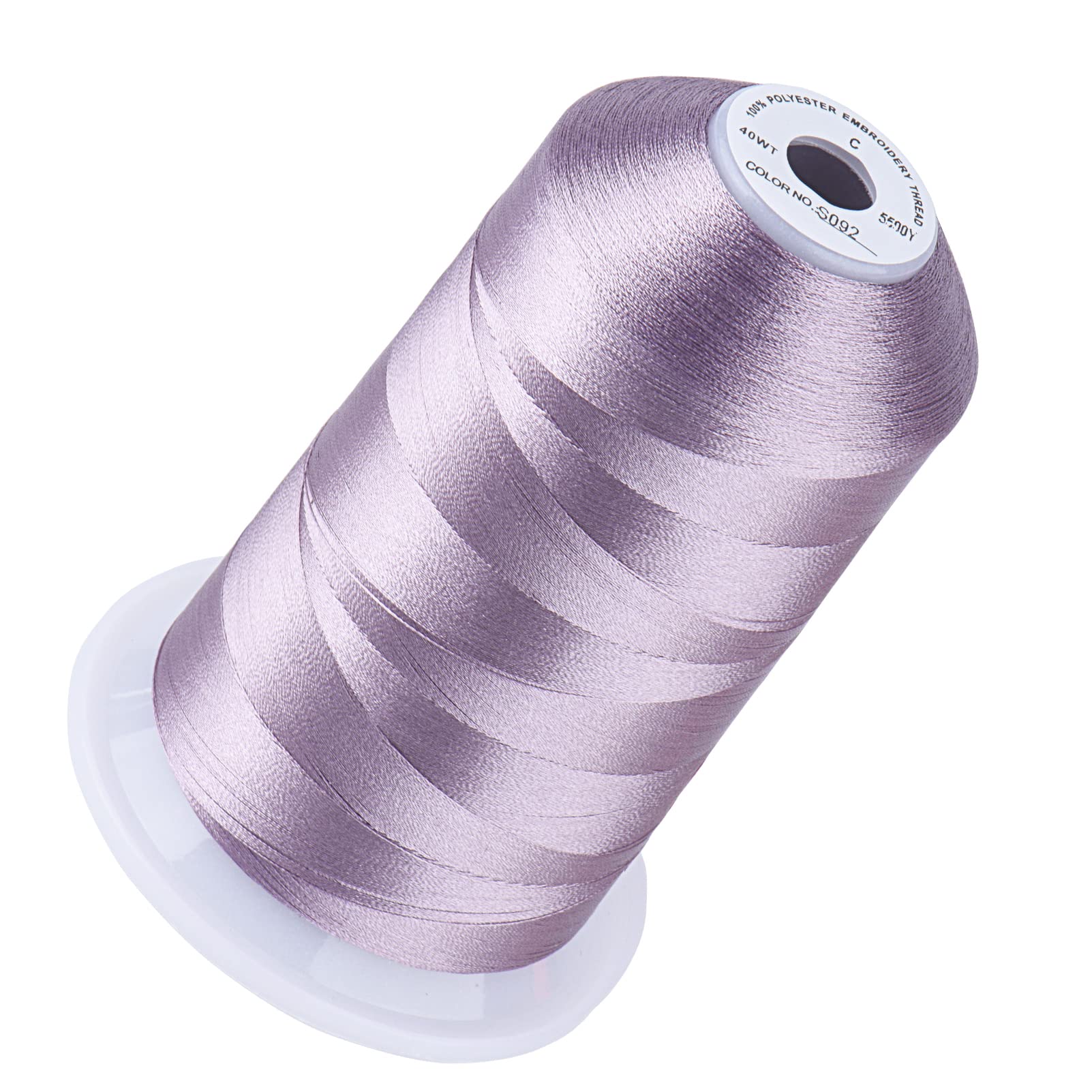 Amazon.com: Simthread Embroidery Thread Freesia S092 5500 Yards, 40wt ...