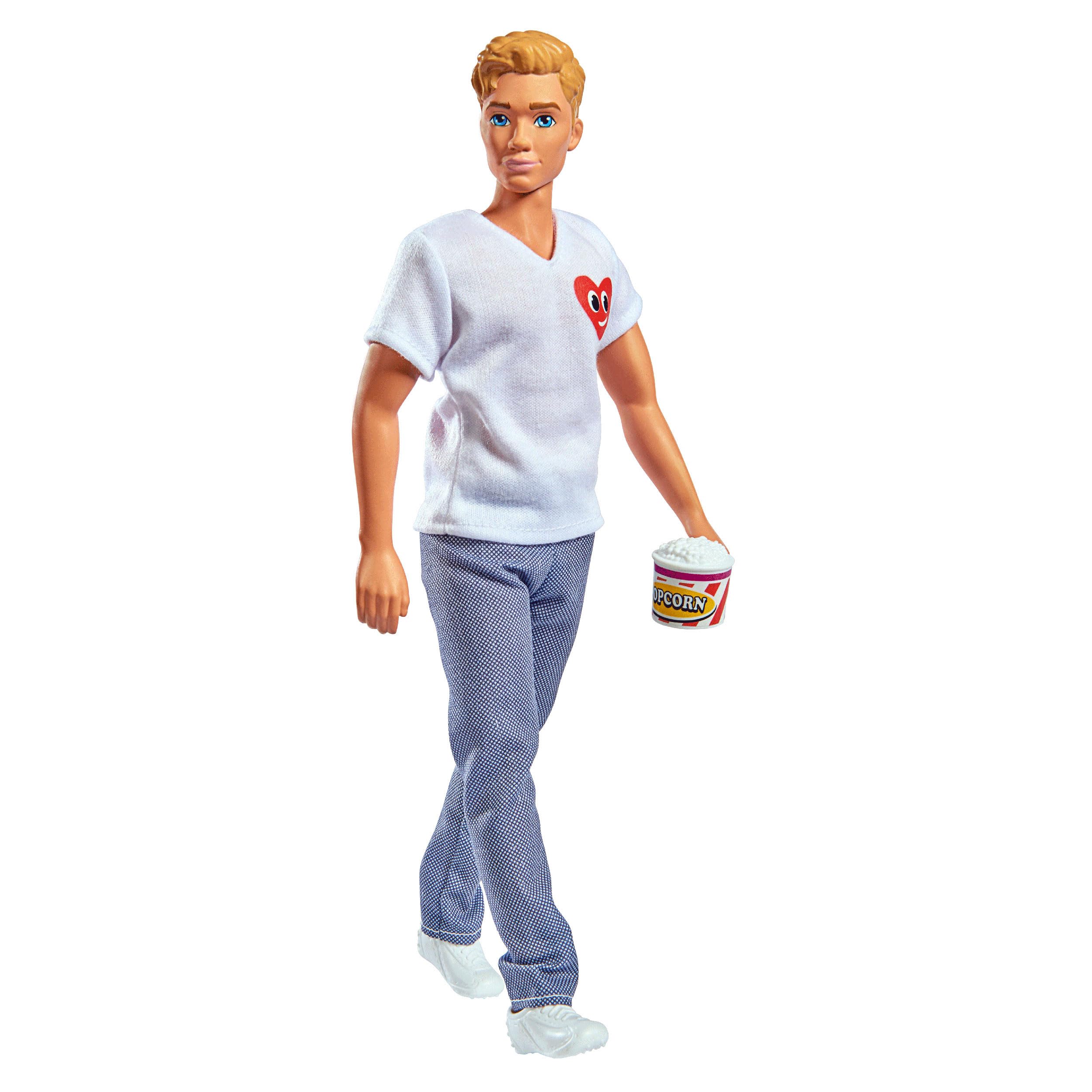 Simba Steffi Love Cinema Con Kevin - Set Bambole 30 Cm Con Popcorn, Bibite E Occhiali 3D - Gioco Di Ruolo Per Bambini Dai 3 Anni