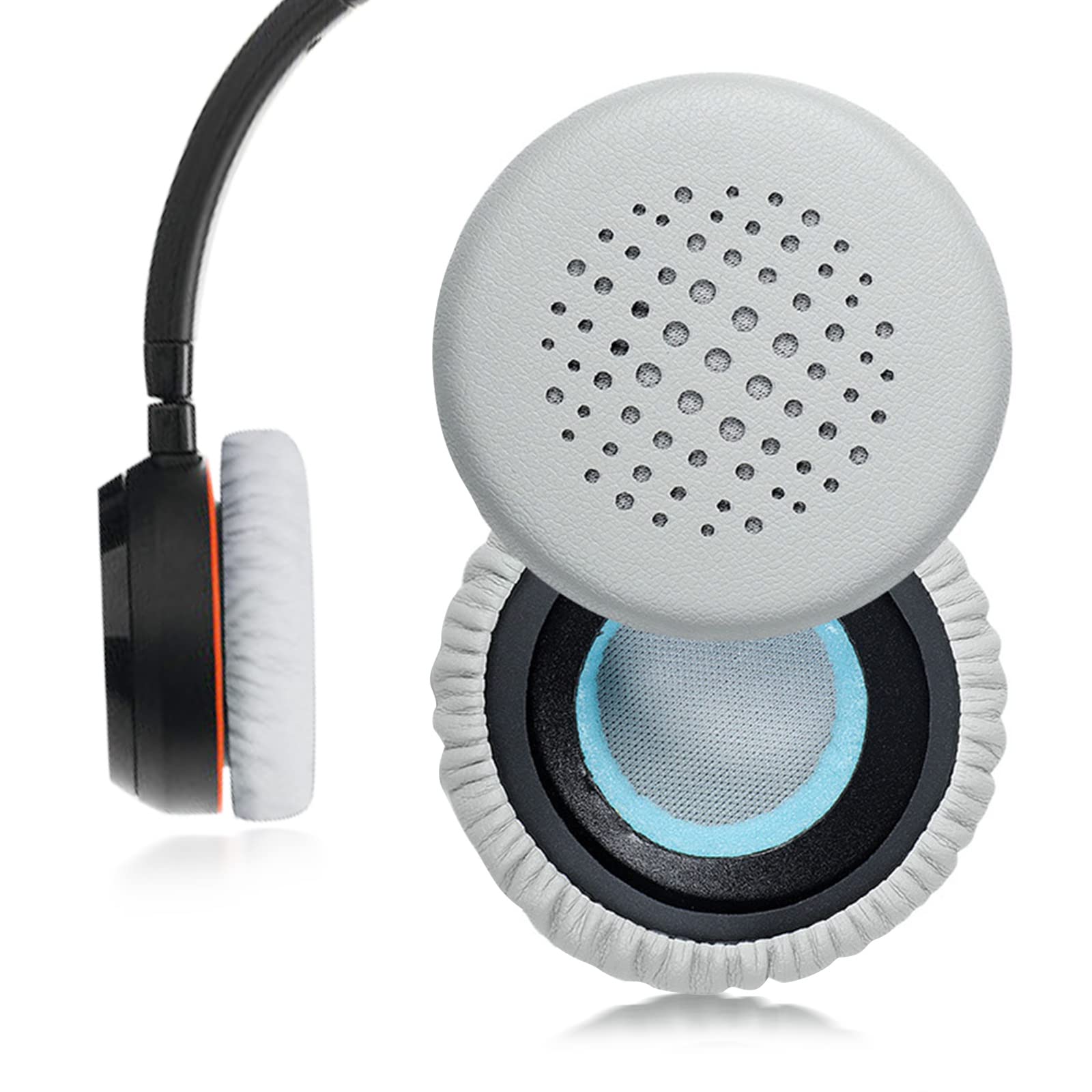 Ersatz-Ohrpolster Für Jabra Evolve Headsets (20, 30, 40, 65 Serie) – Weich & Bequem, 1 Paar Schwarz